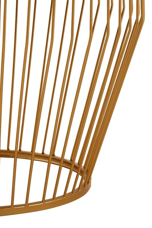 Avantis Gold Finish Tapered Design Beistelltisch
