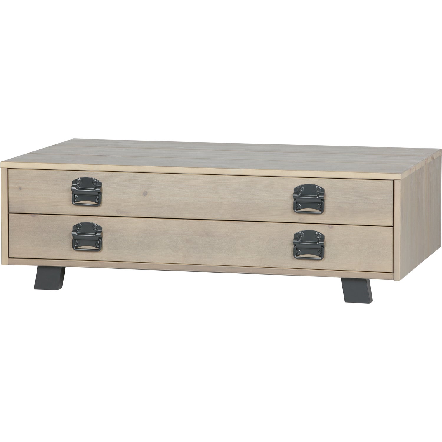 Derby Couchtisch Holz Grau