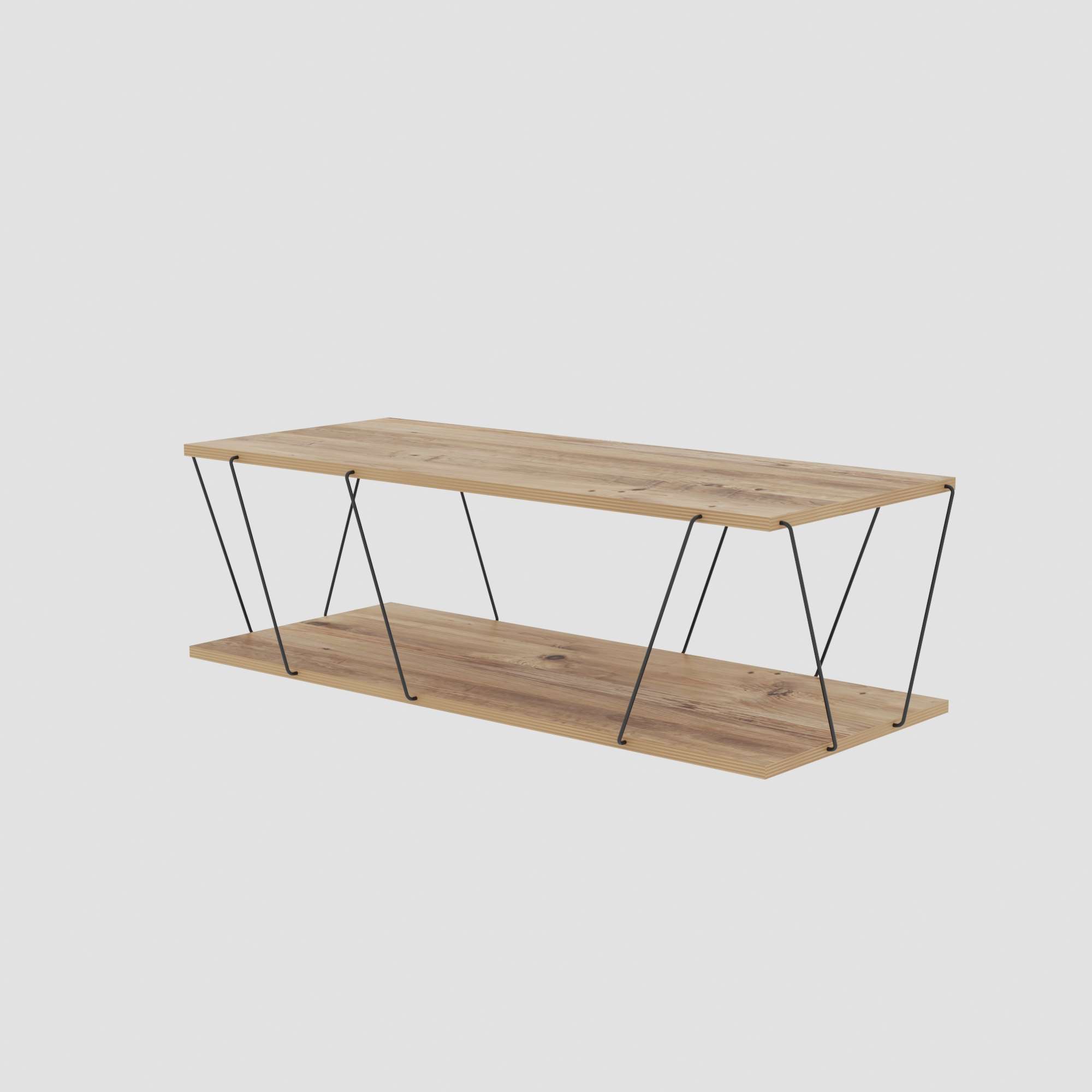 Labranda Couchtisch Natur Schwarz