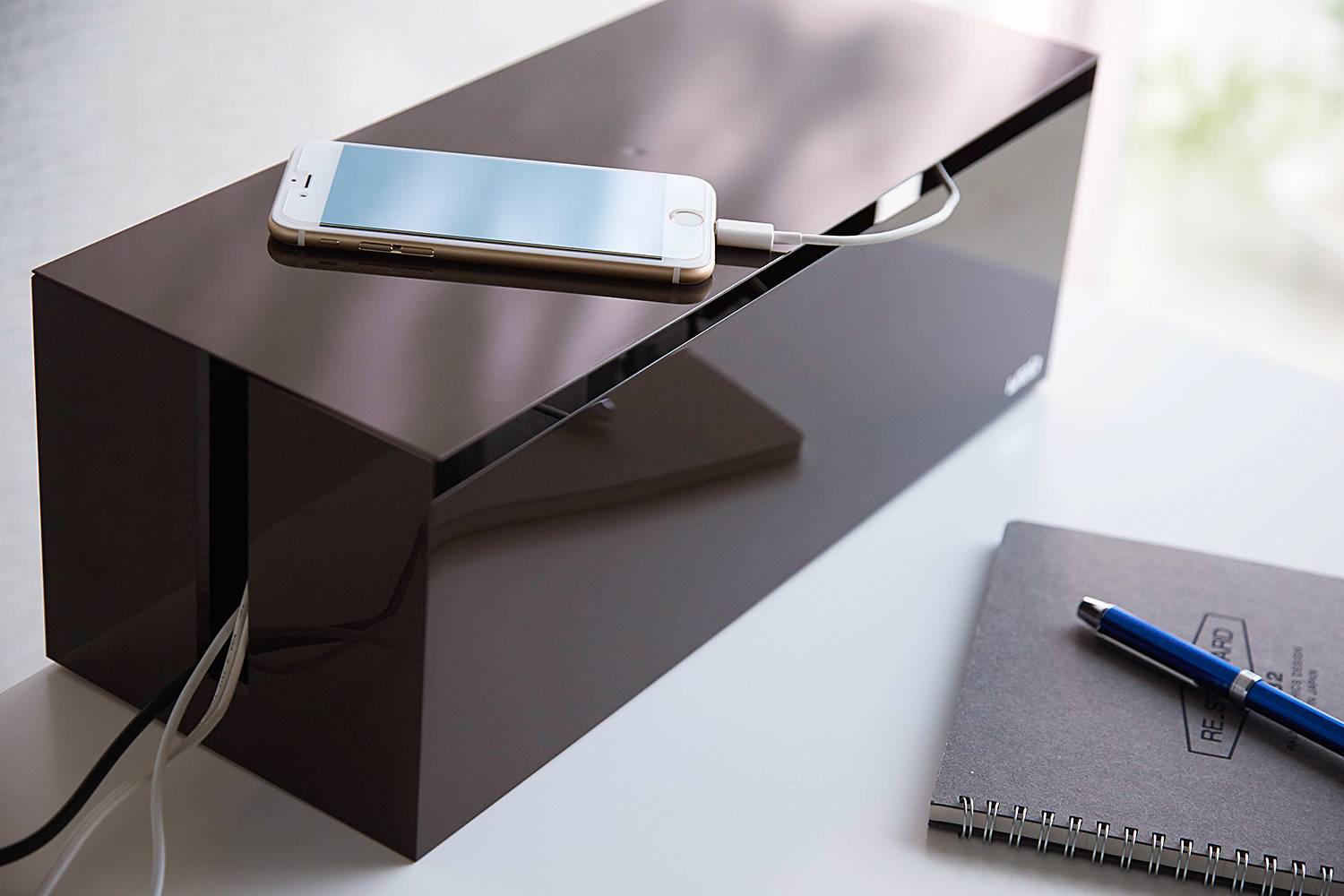 Kabelbox Web Kunststoff Schwarz