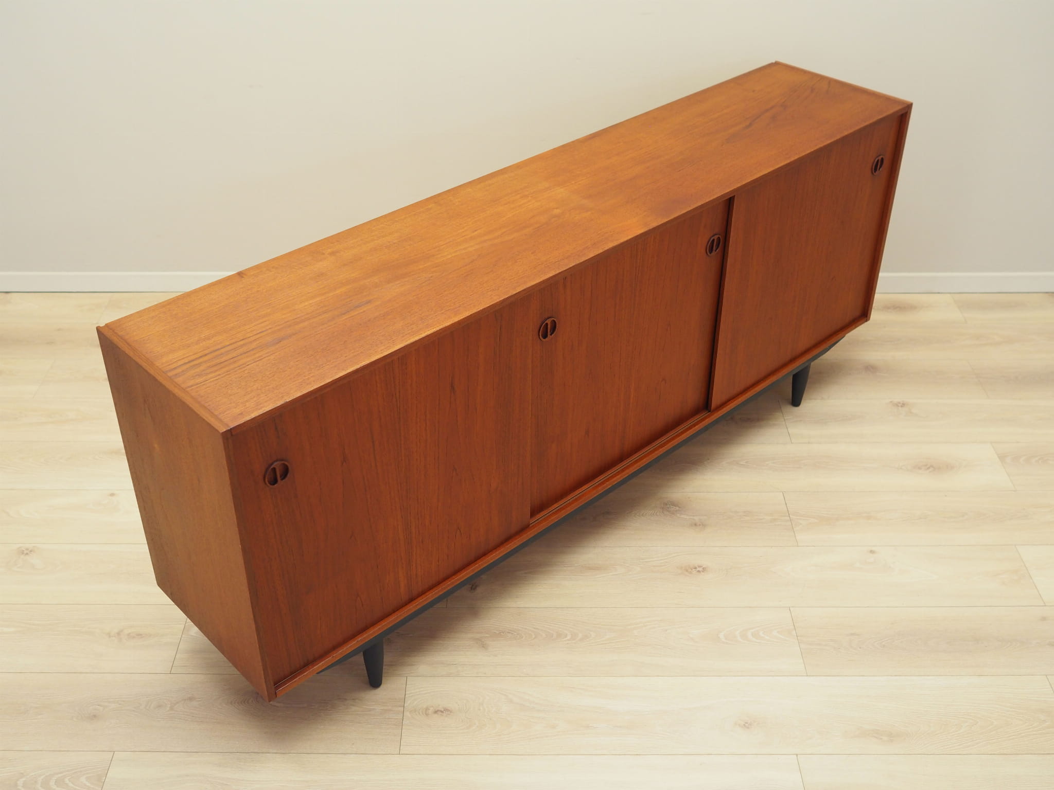 Vintage Sideboard Teakholz Braun 1970er Jahre