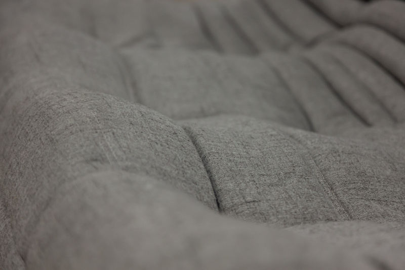 Togo Sofa 3-seater fabric Warm Grey