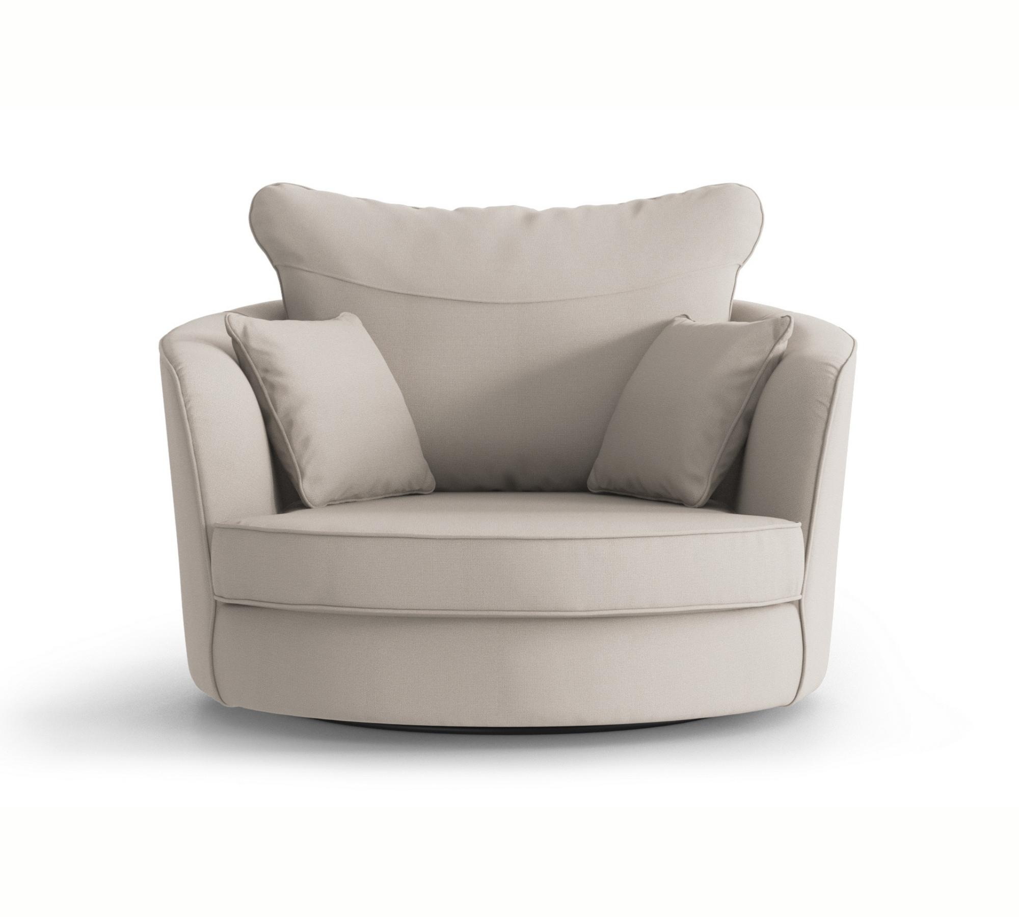 Drehbarer Sessel Vendôme helles Beige