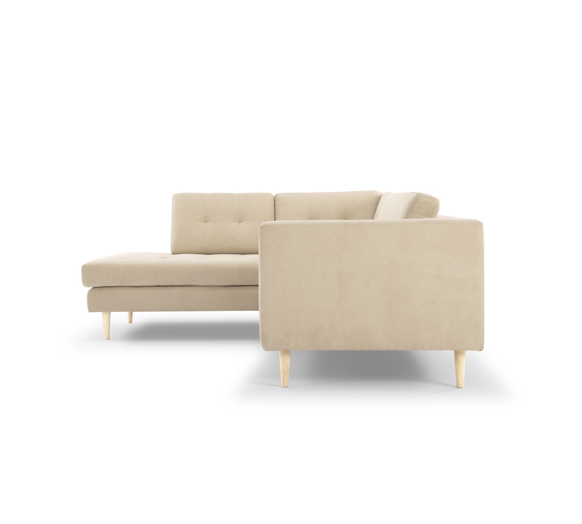 Nelson Ecksofa Récamiere Links Form Cream