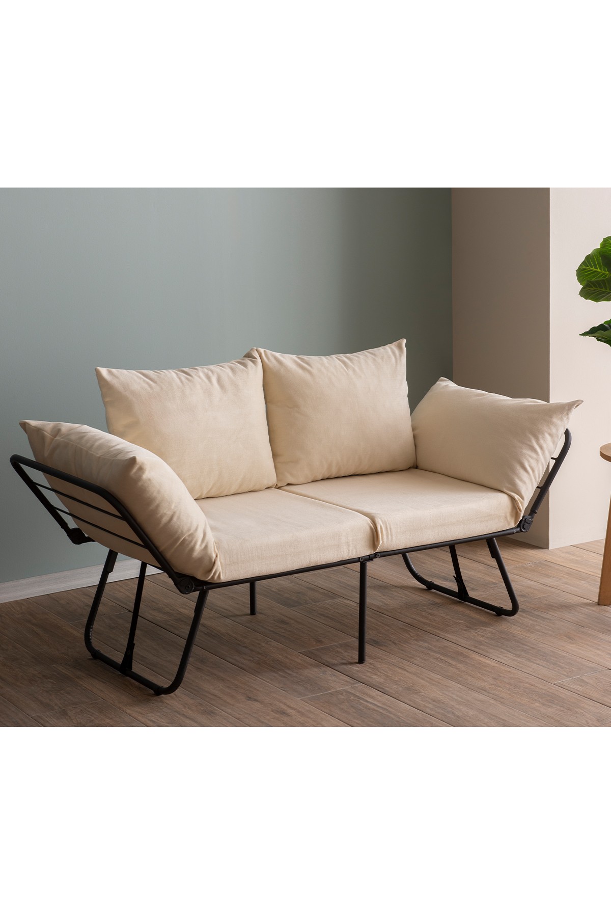 Viper Sofa 2-Sitzer helles Creme