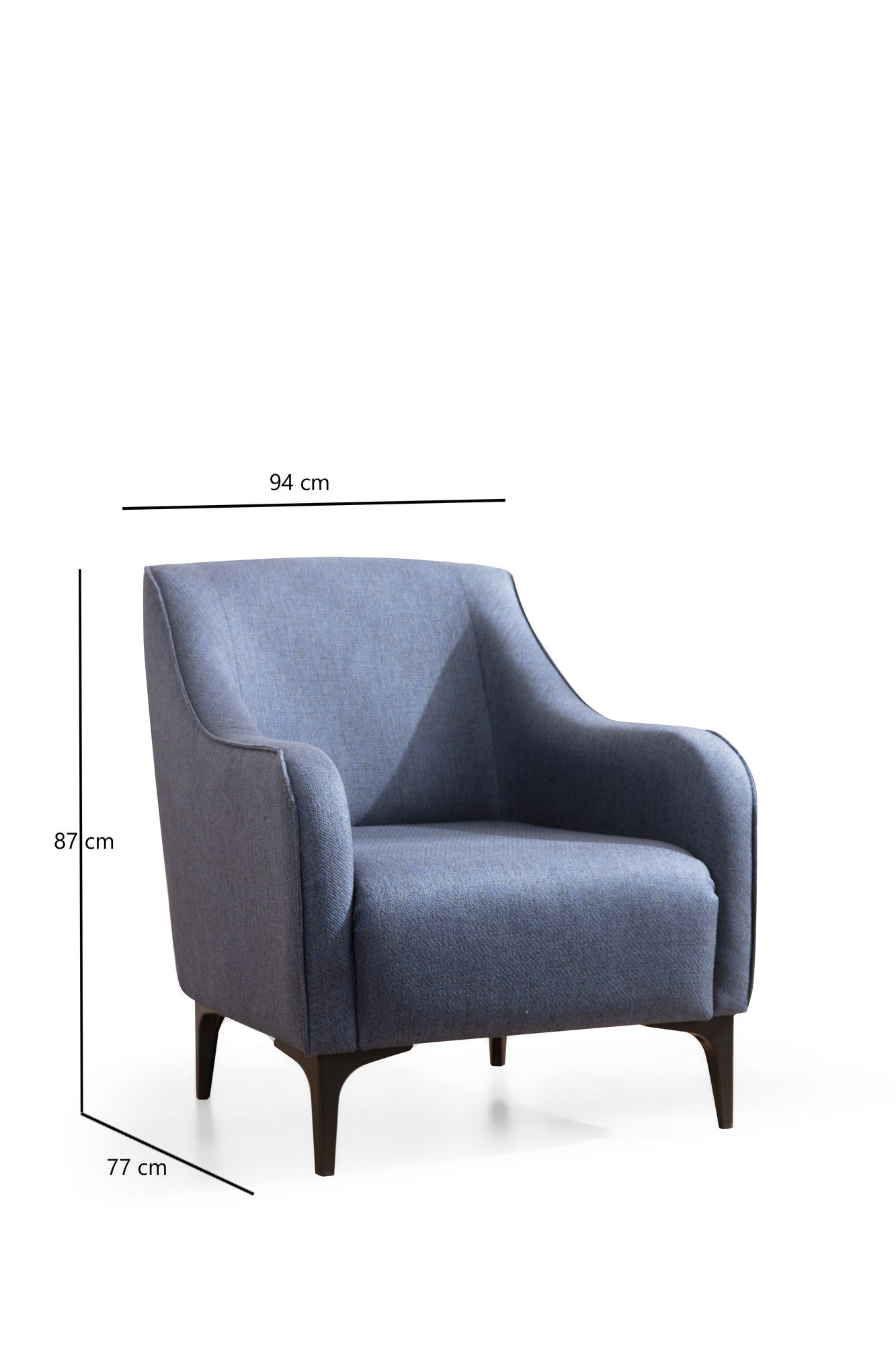 Belissimo Blue Armchair