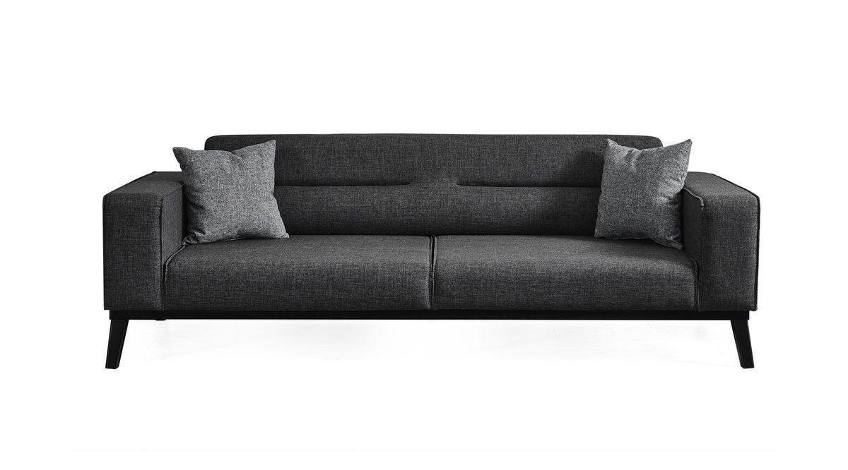 Bali 3-Sitzer Schlafsofa Anthrazit