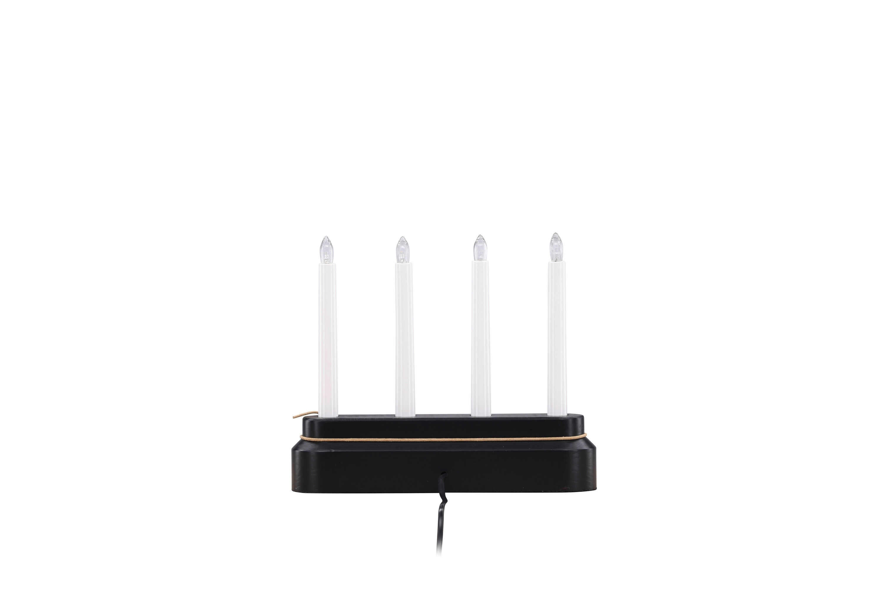 Näsfjället Kerzenständer Kiefernholz Schwarz