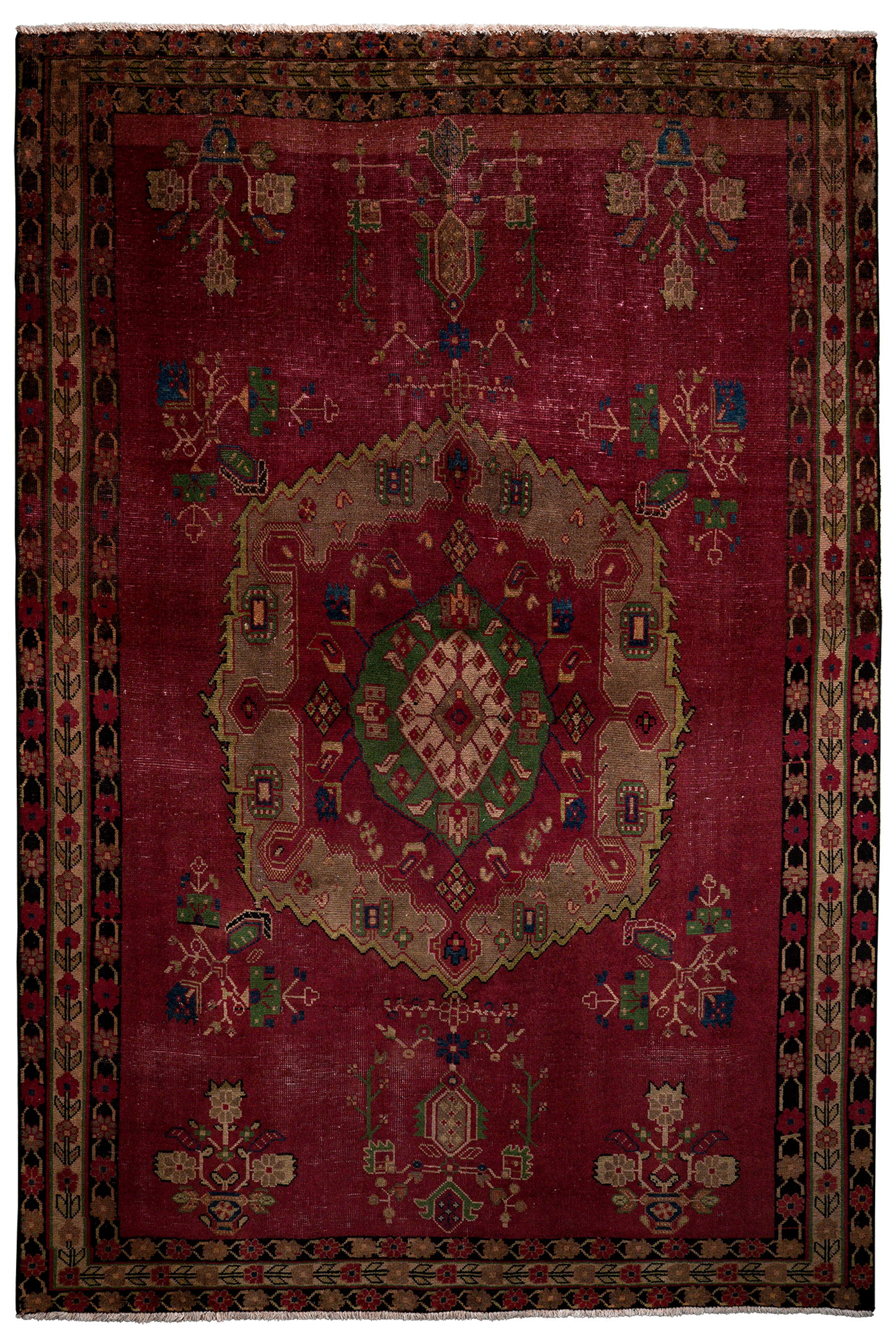 Heritage Jawin Rug Wool Brown