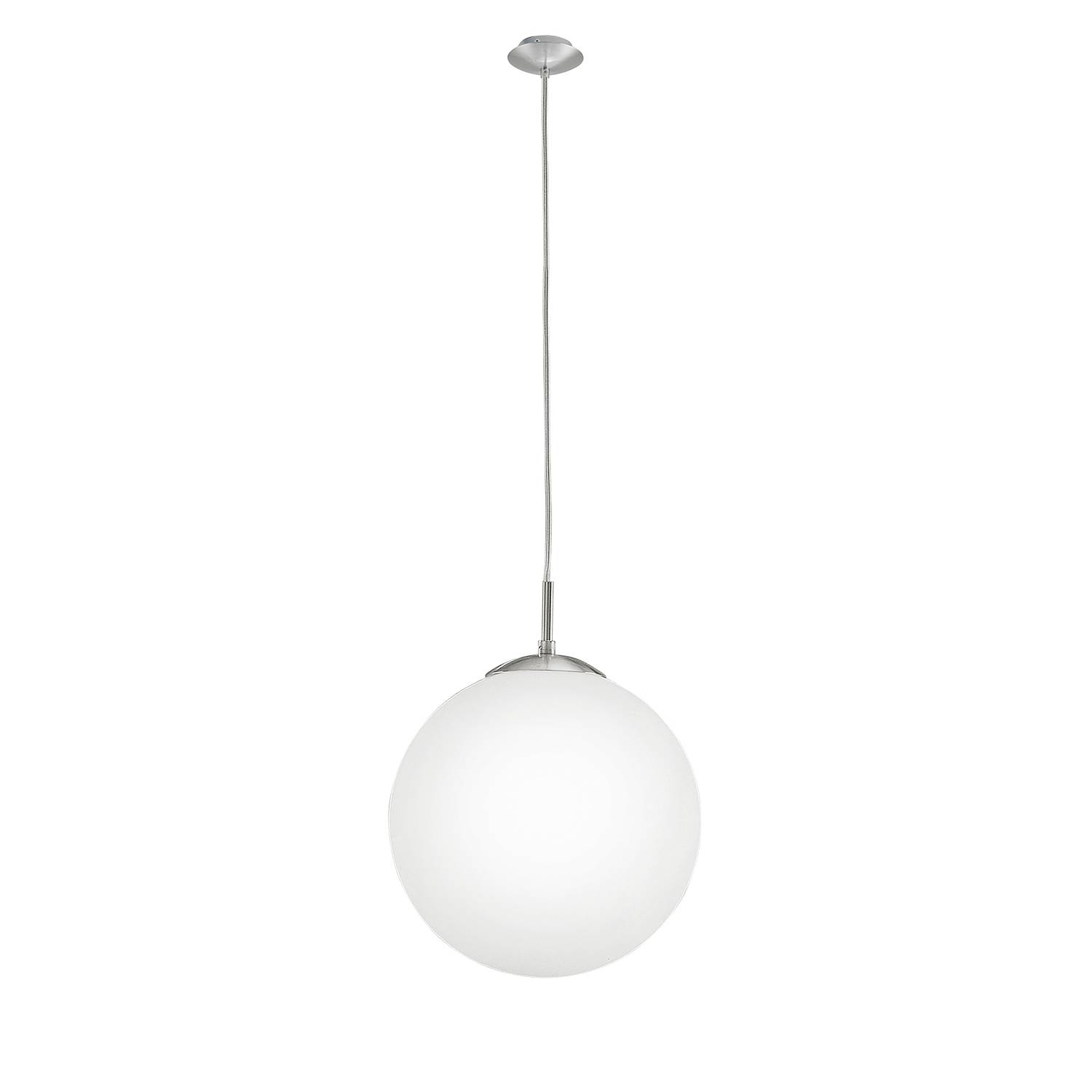 Rondo Pendelleuchte Opalglas Stahl 1-flammig 30 cm