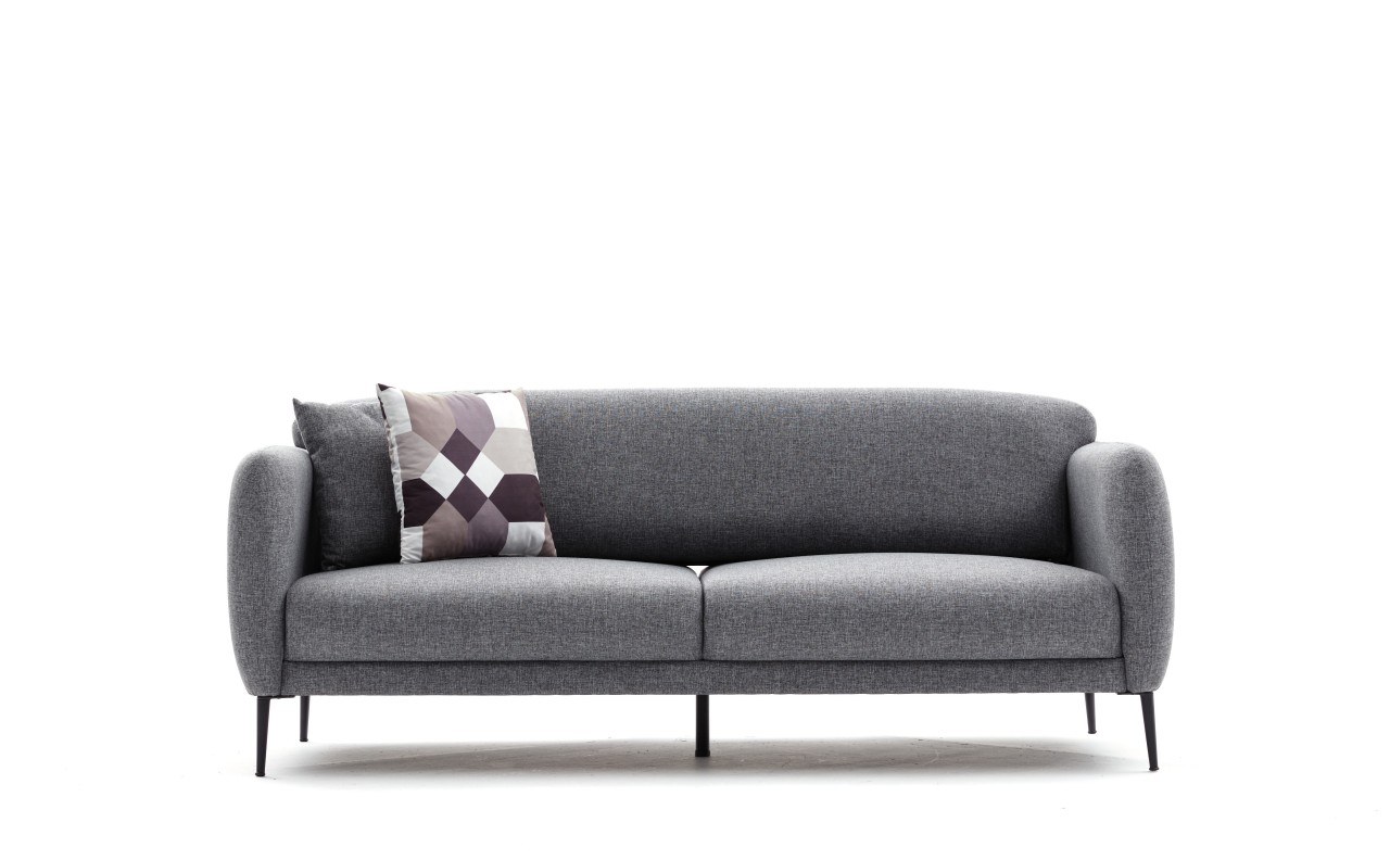 Venedik Sofa 3-Sitzer Grau