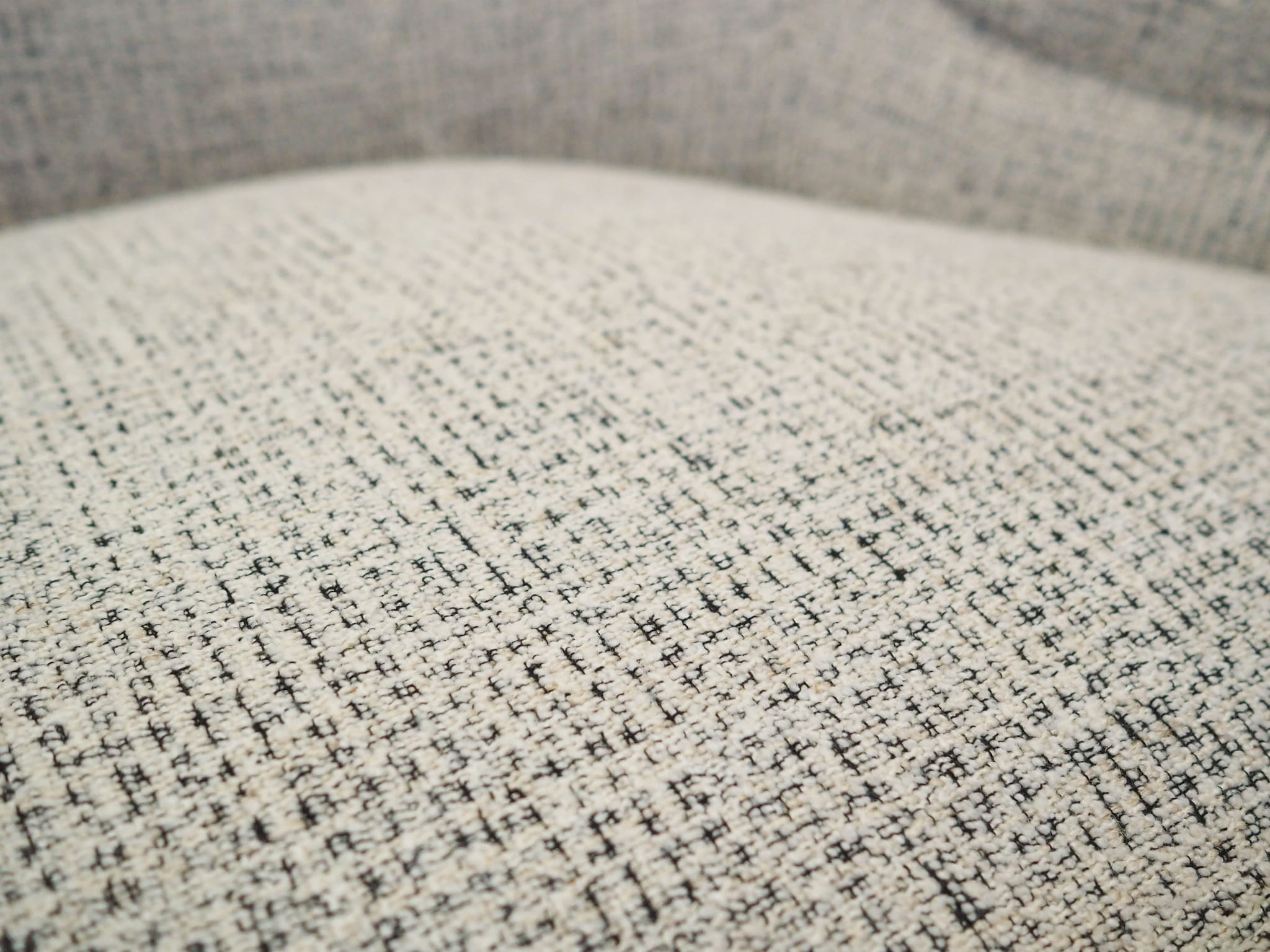 2-seater sofa, blended fabric, white, 1960s