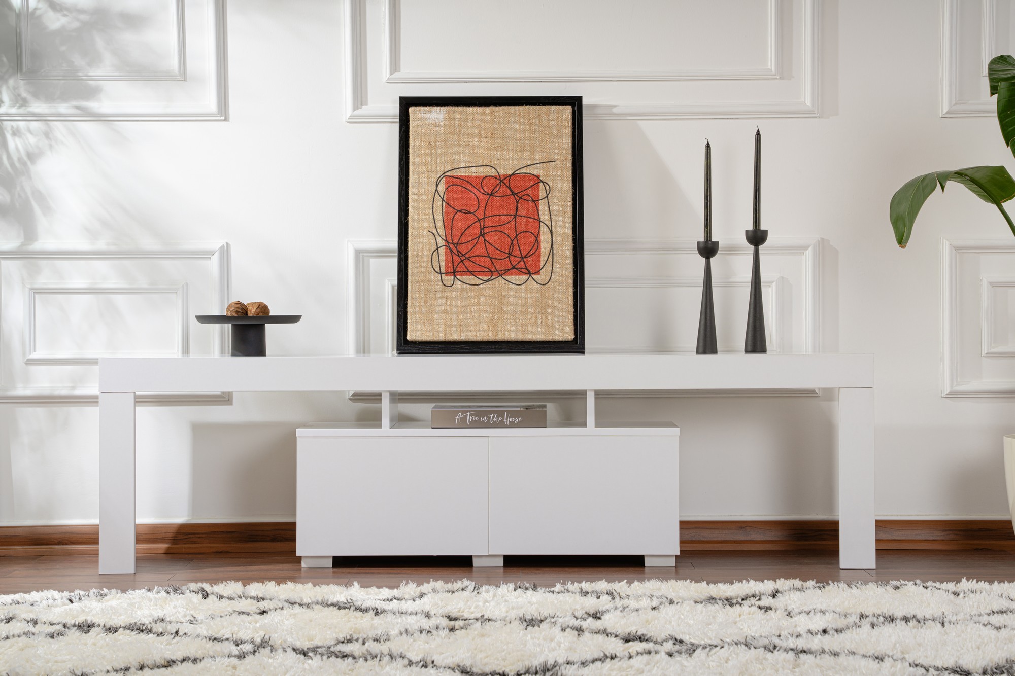 Enclave Lowboard White