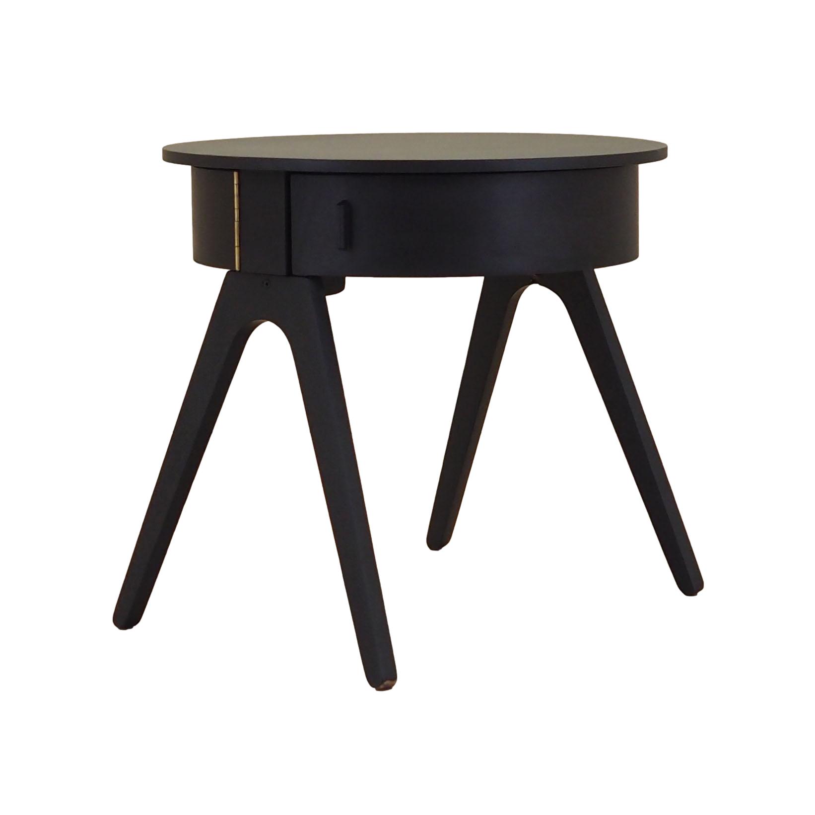 Side table wood brown 1970s