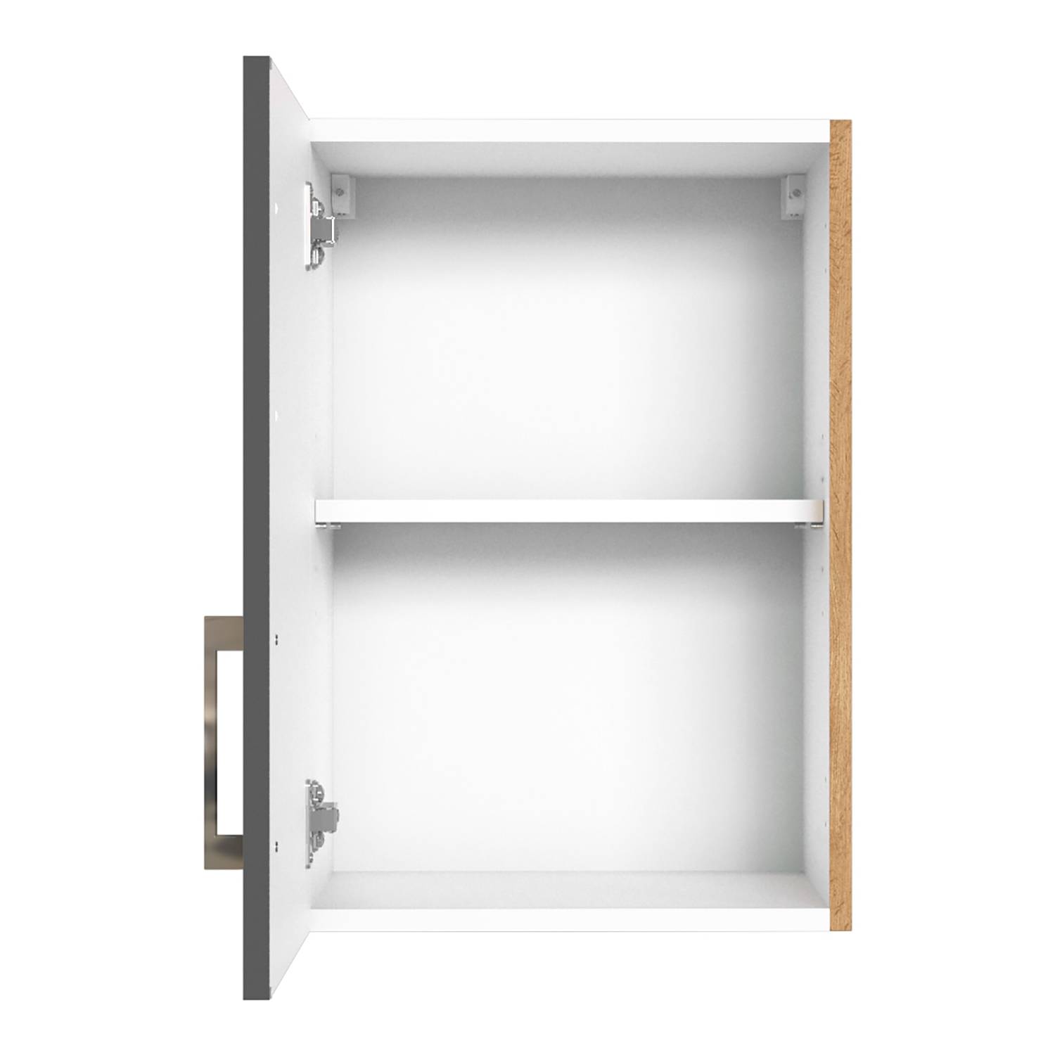 Hängeschrank Sorrento I Grau Wotaneiche Dekor Breite: 40 cm
