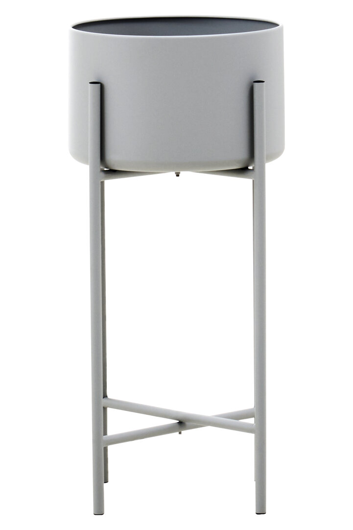 Trosa Großer Standblumenkübel Grau