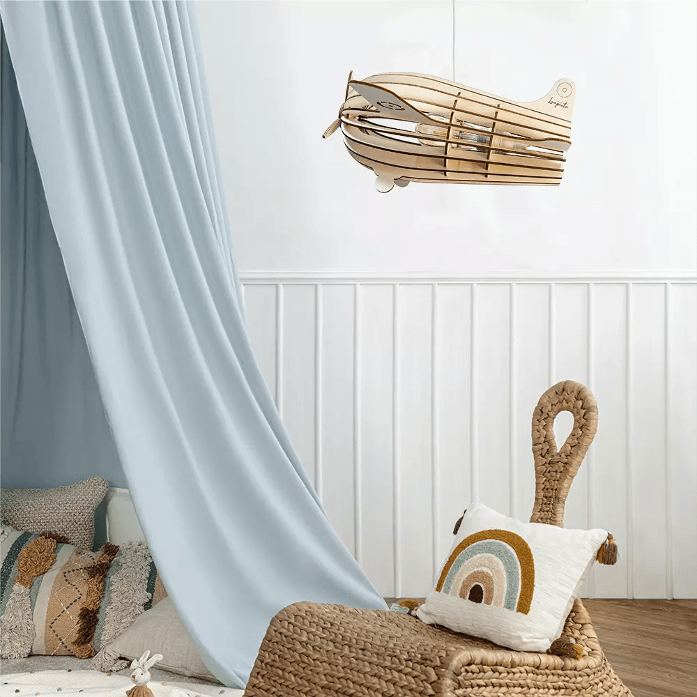 Antoine Pendant Light Airplane Wood