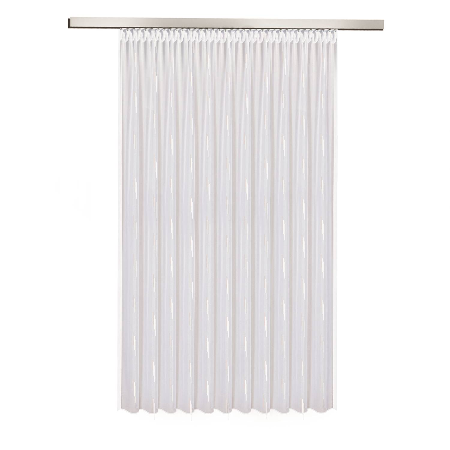 Gardine Vera Webstoff Weiß 600 x 1 cm