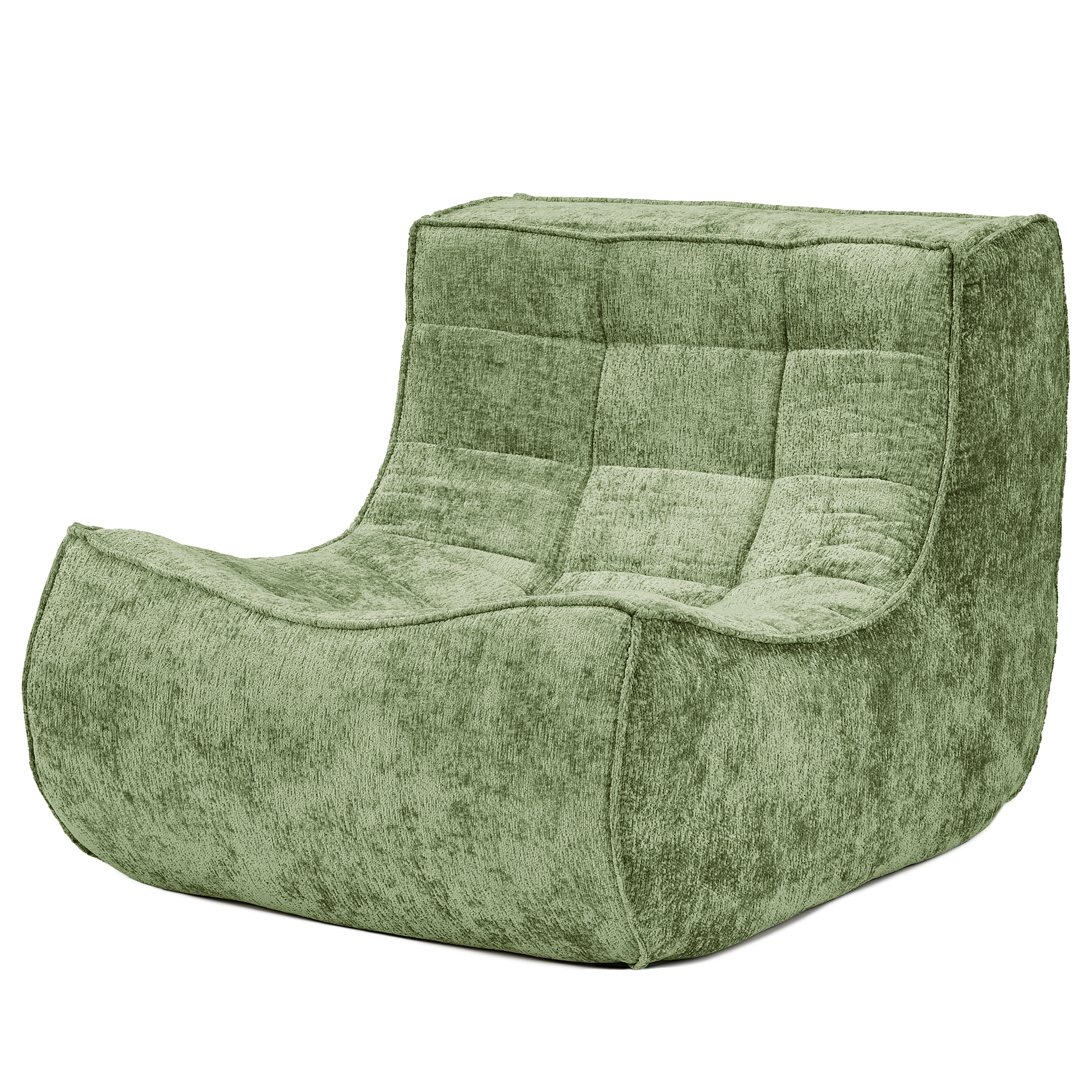 Foulata Sessel Bouclé Grün