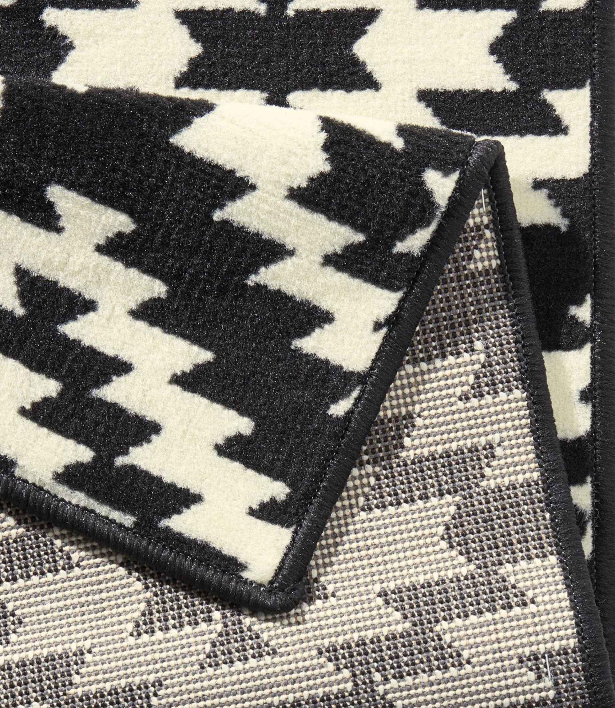 Läufer Textil Schwarz 80 x 250 cm