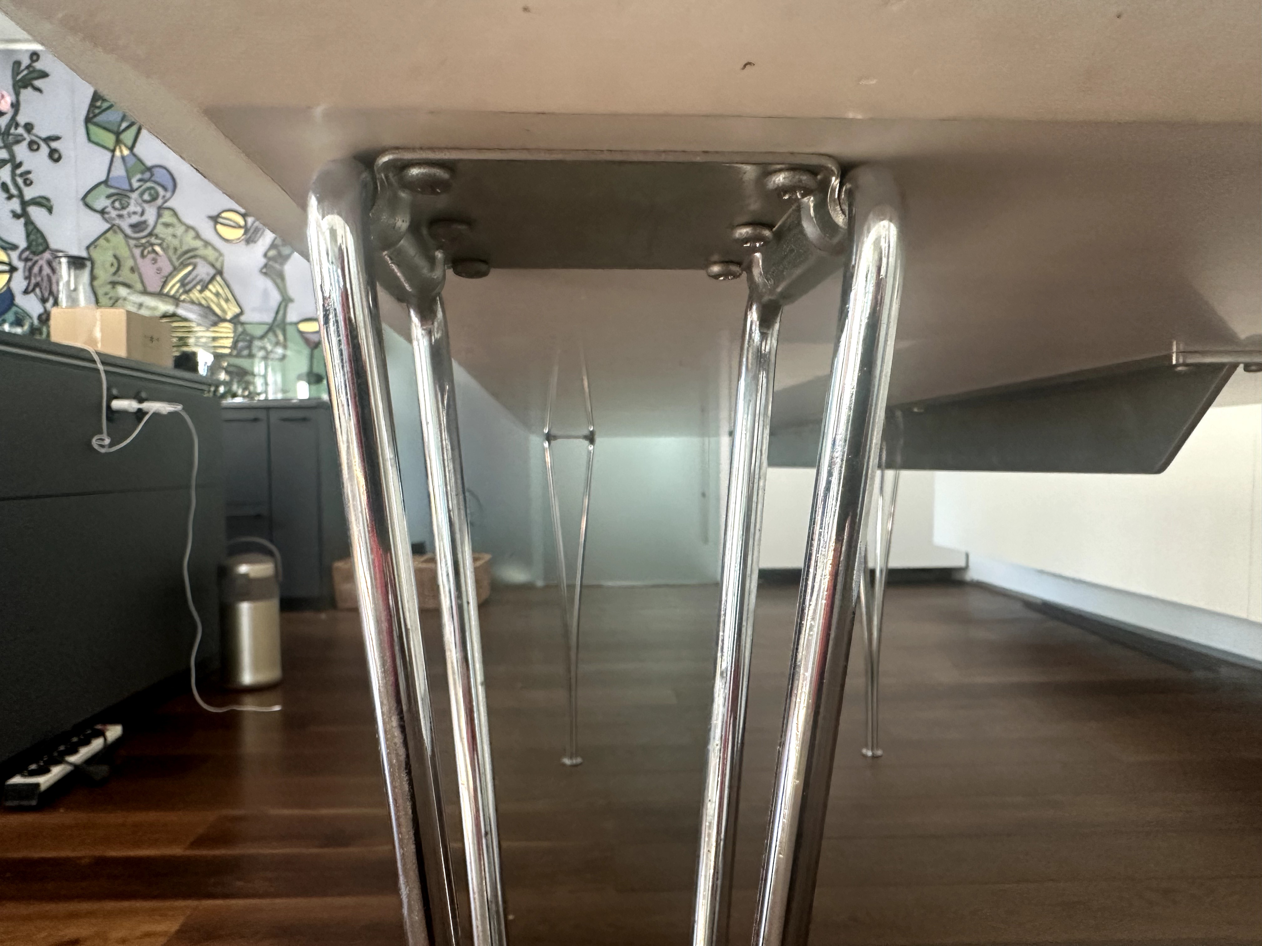 Rectangular Table Engineered Wood White