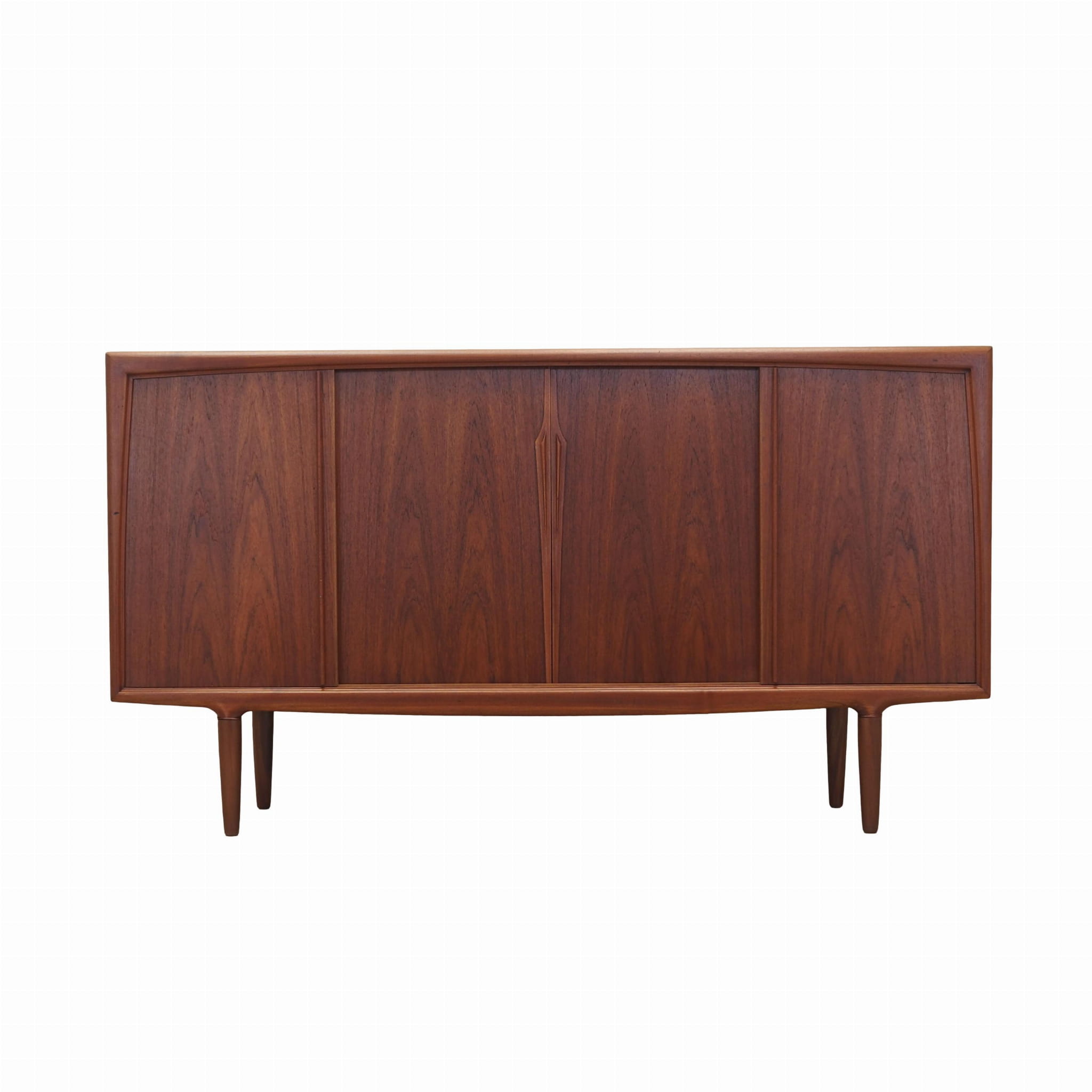 Highboard vintage in legno di teak marrone anni '60
