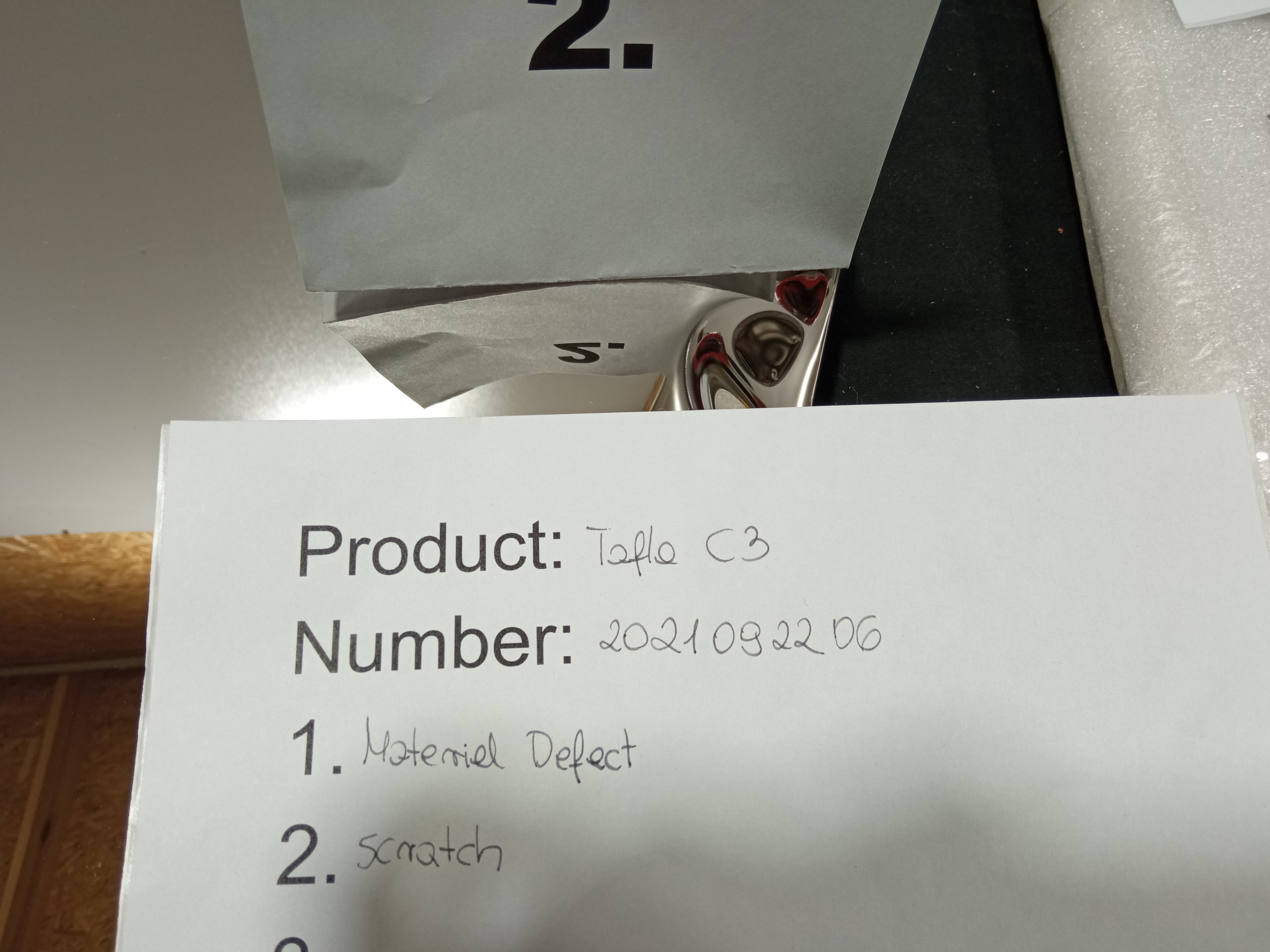 Tafla Spiegel C3 Edelstahl Inox Poliert Silber