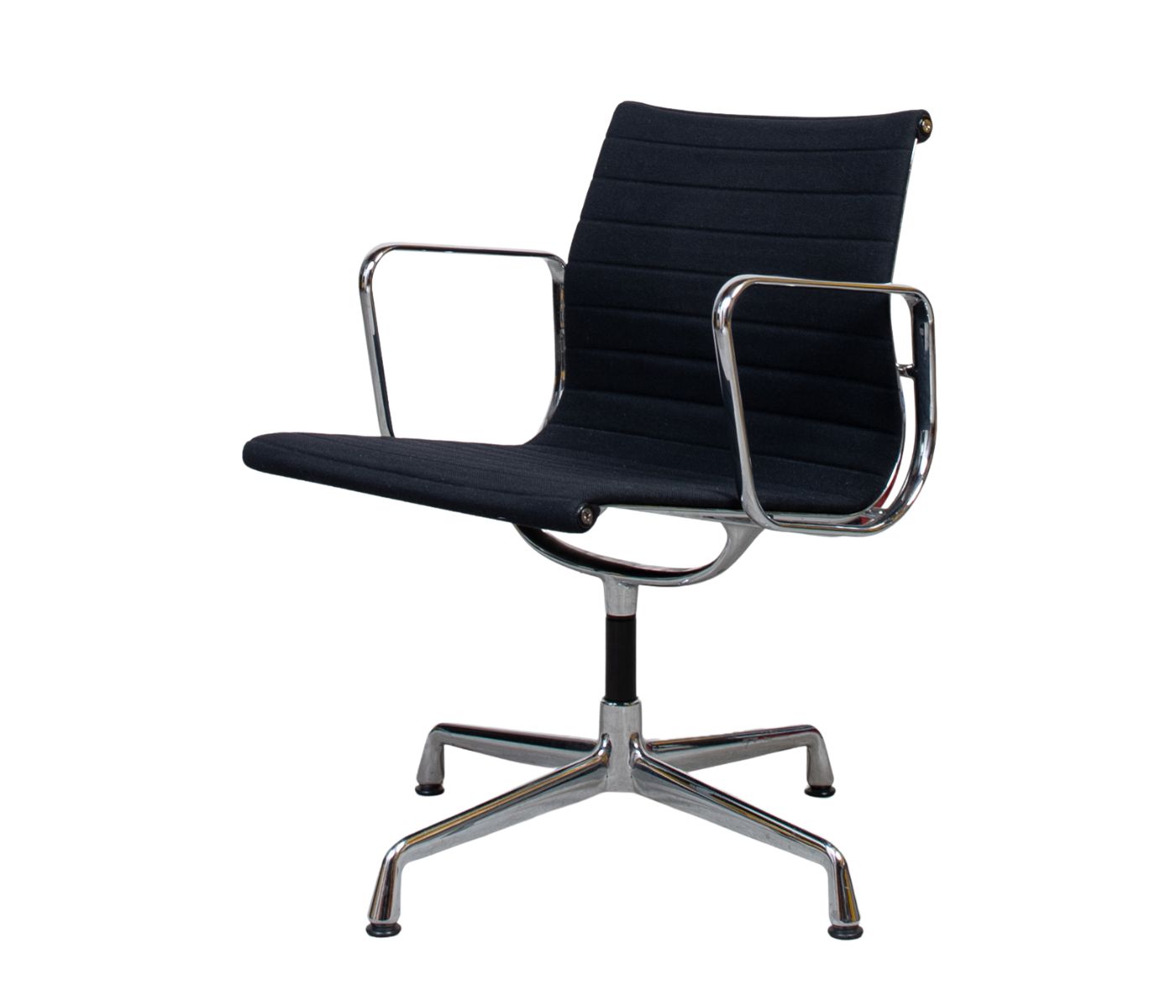 Eames EA108 Aluminium Chair Schwarz
