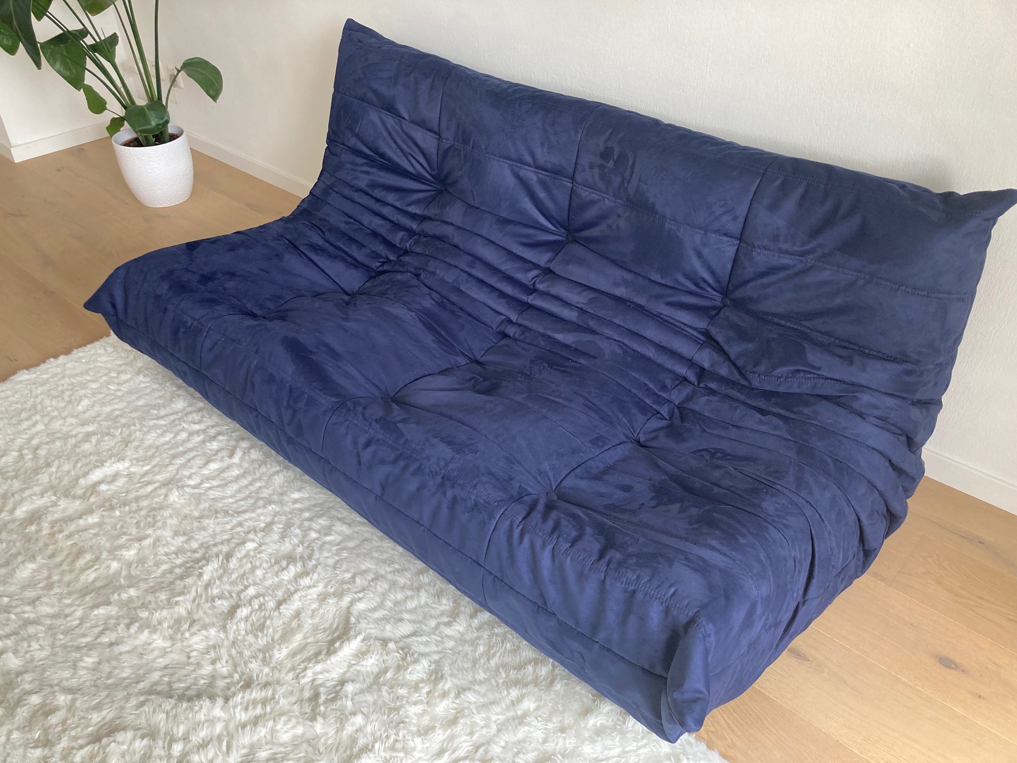 Togo 3-Sitzer Sofa Blau