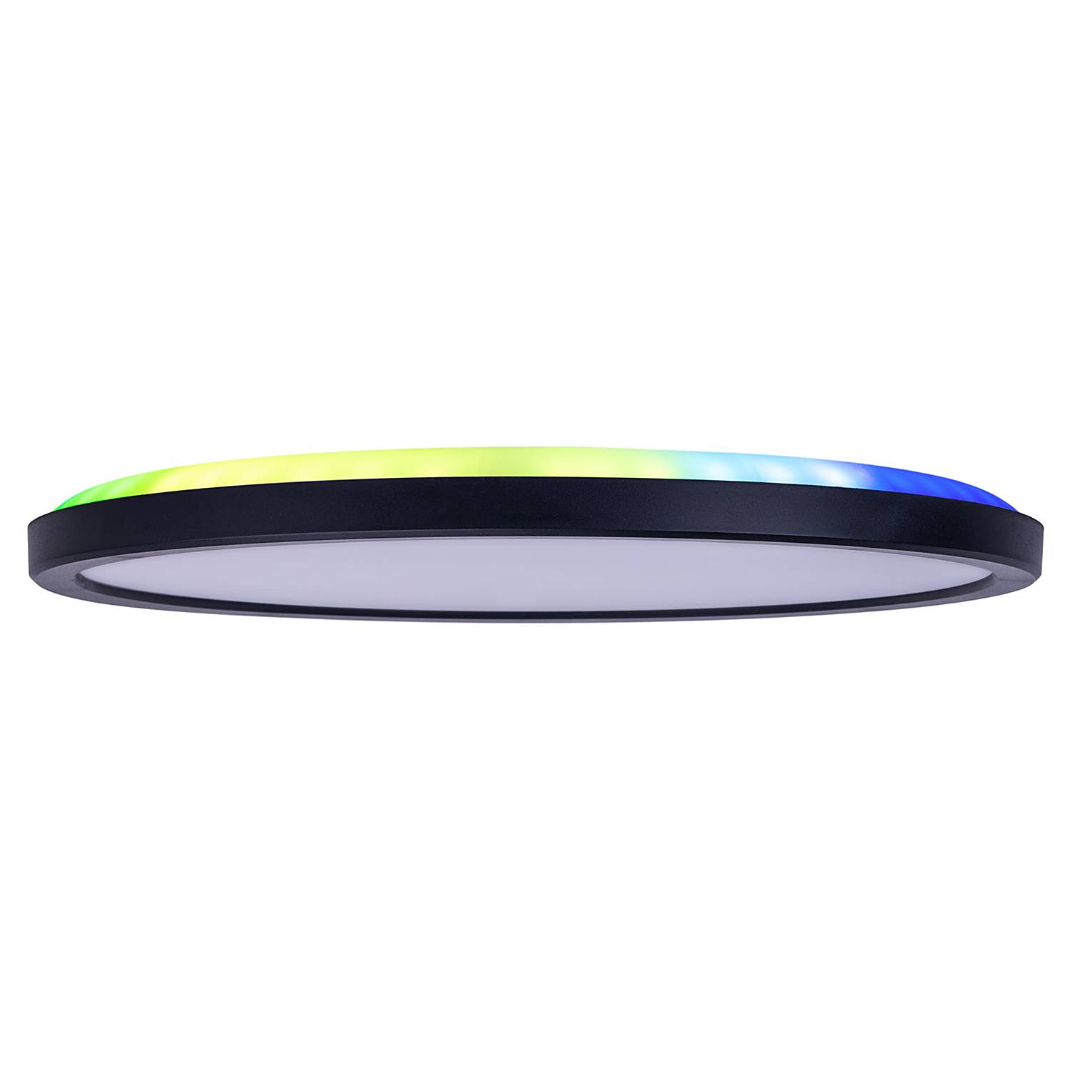 Carlo LED-Deckenleuchte Kunststoff Schwarz 29cm
