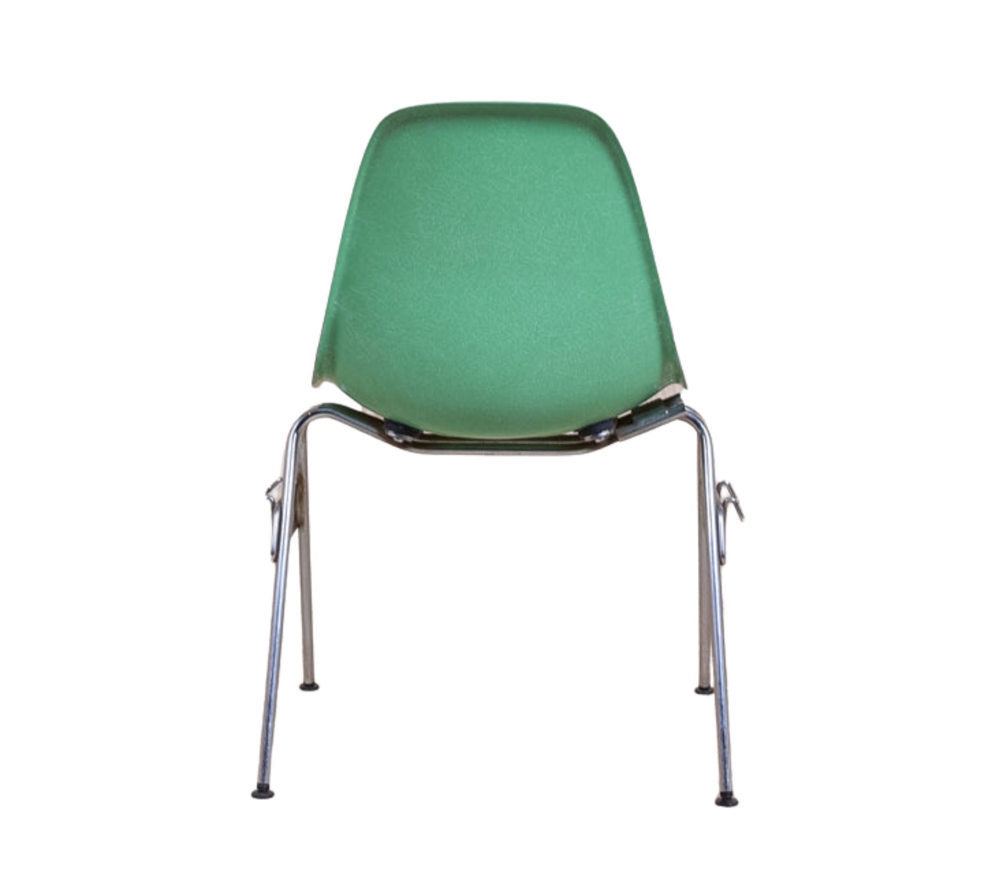 Eames Fiberglass Side Chair by Herman Miller Cadmium Green