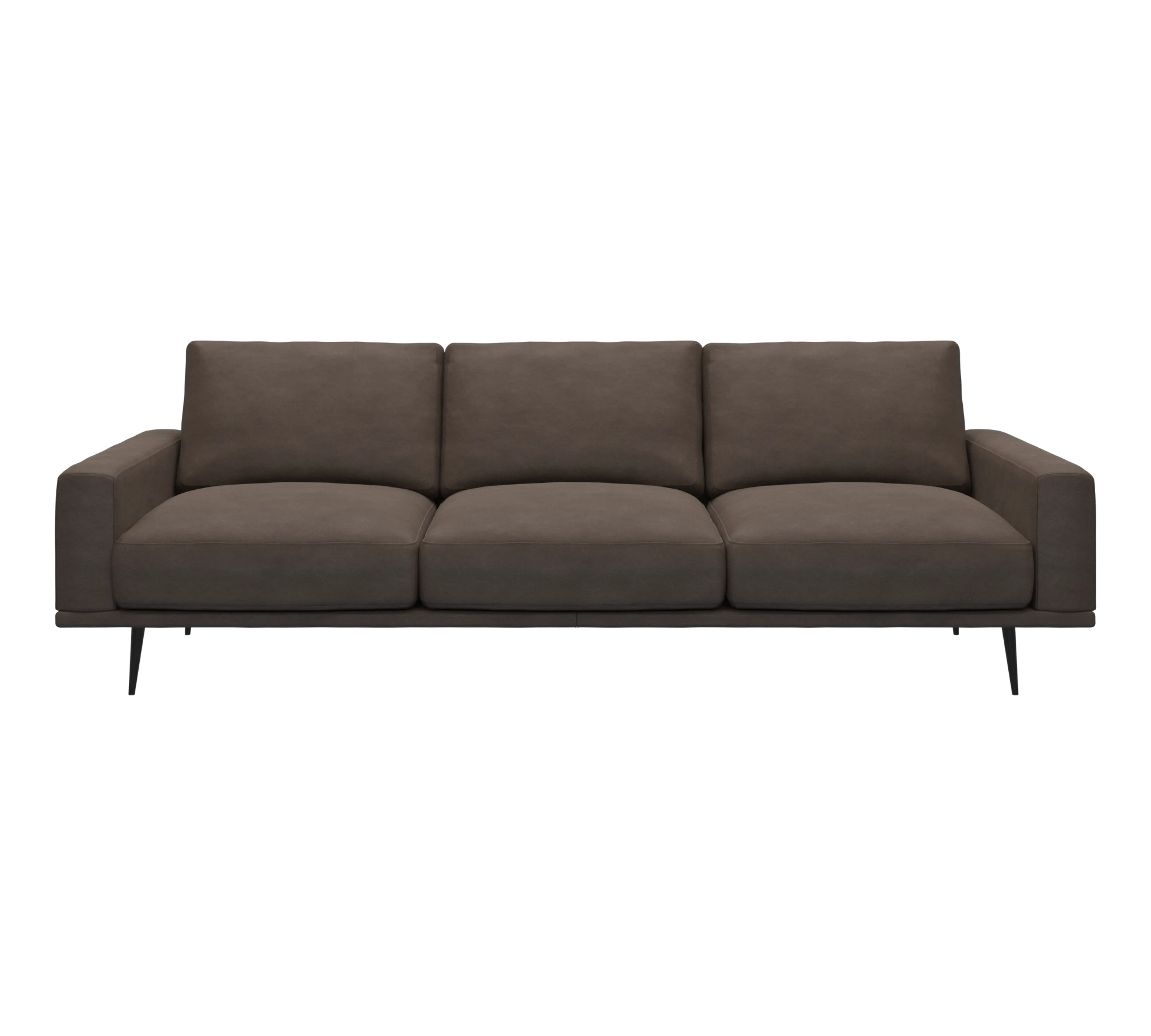 Carlton Sofa 3-Sitzer York-Leder Hellbraun