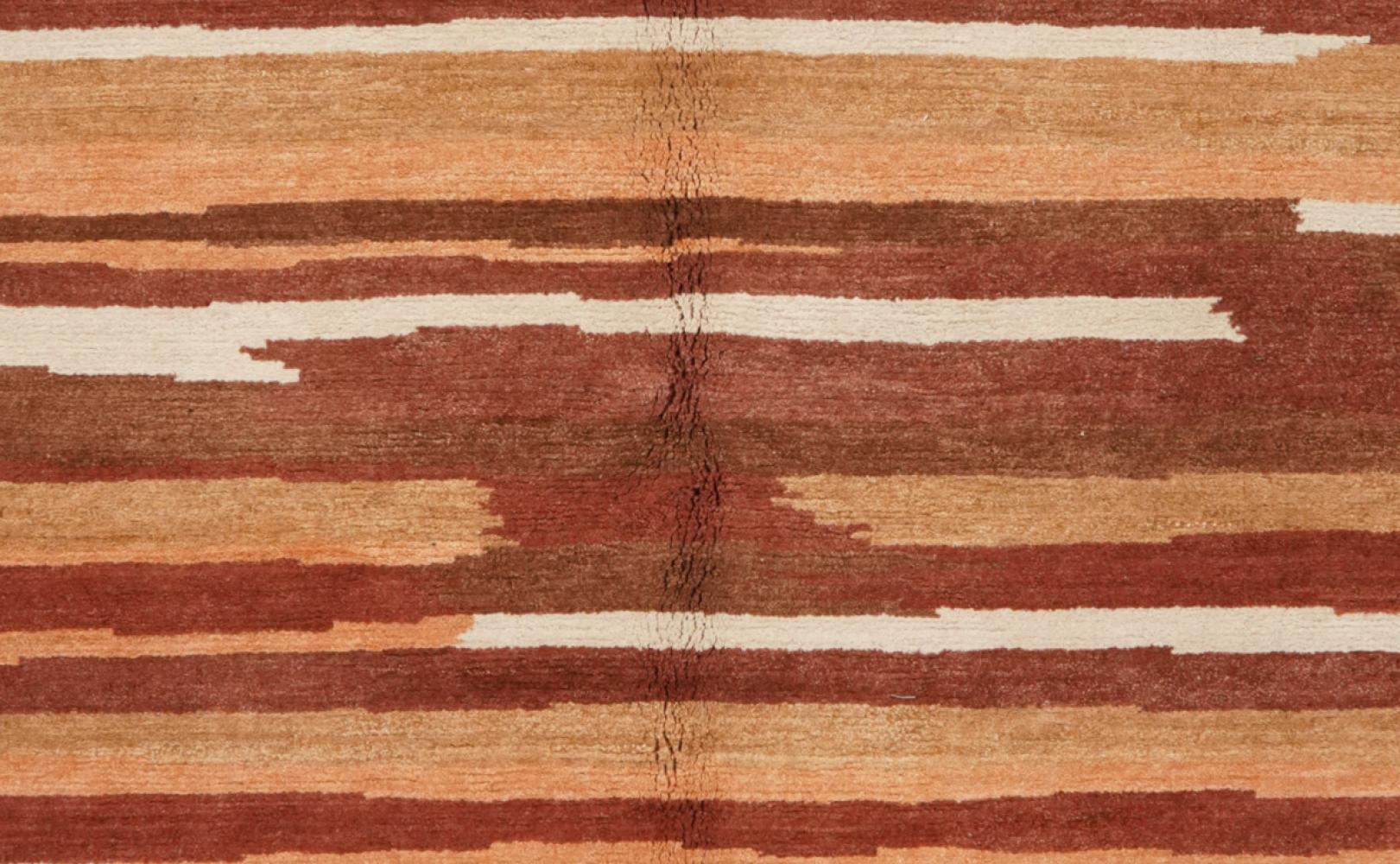 Nepal Purple Wool Multicolored