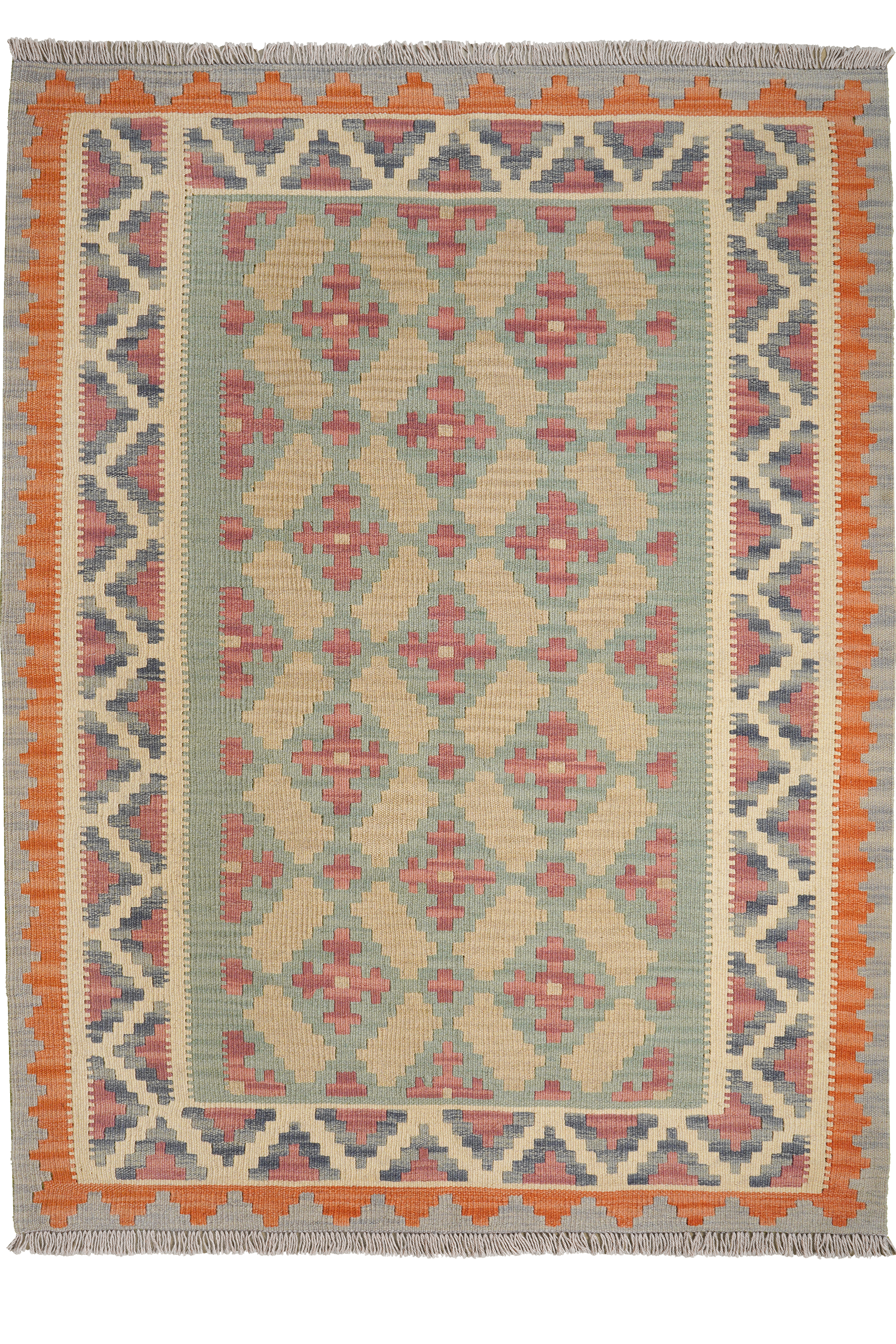 Kelim Gashgai Wool Multicolored