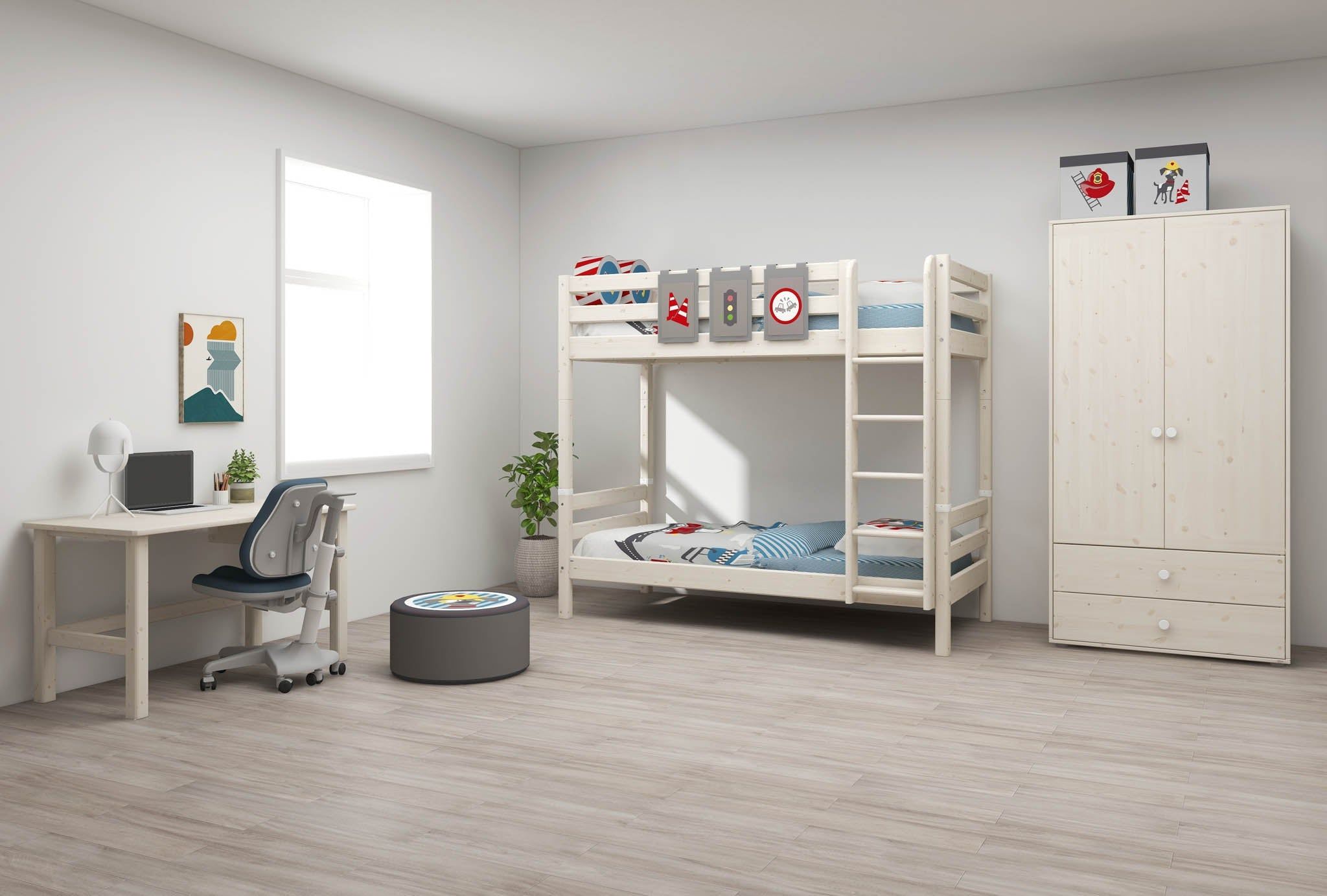 Etagenbett Holz Weiß