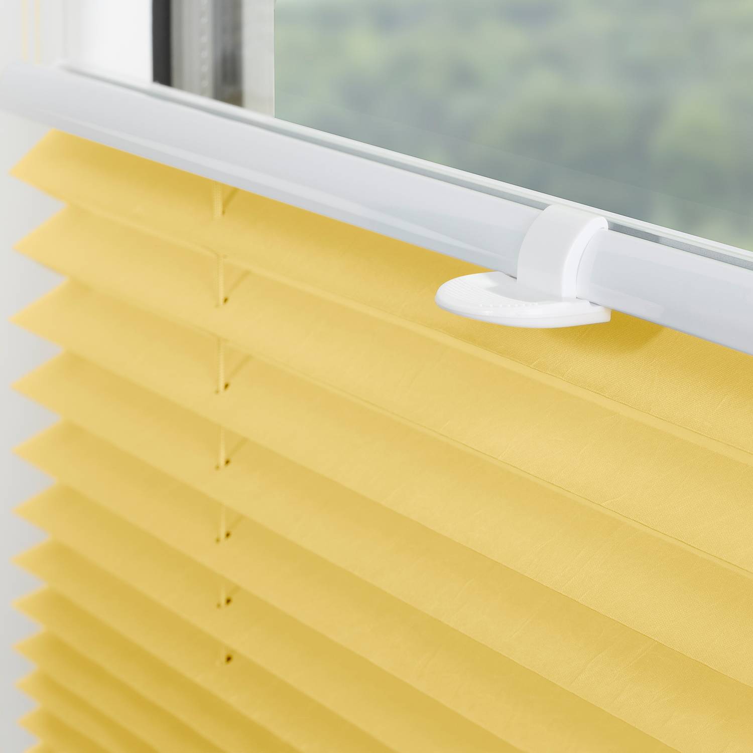 Plissee Salvaterra II Webstoff Gelb 70 x 130 cm