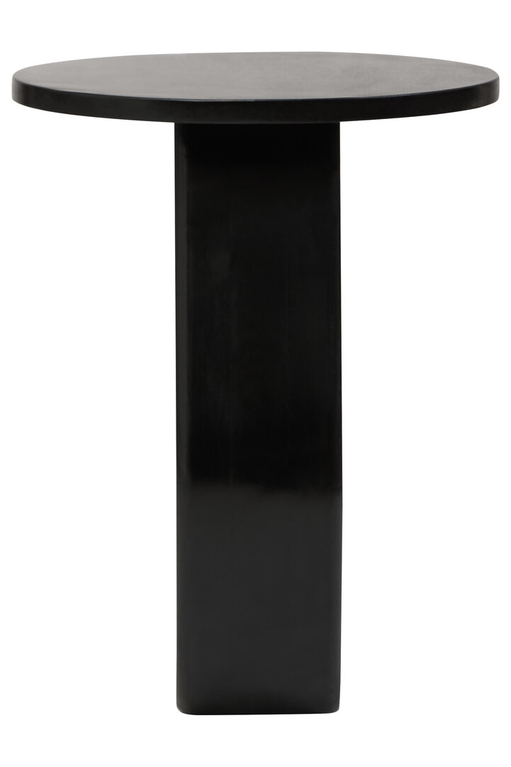 Walsa Black Finish Mango Holz Beistelltisch
