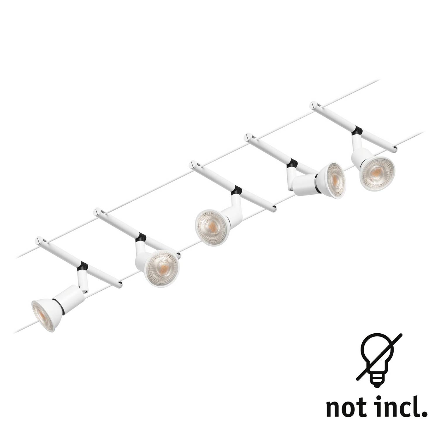 Salt II LED-Deckenleuchte Aluminium Polycarbonat 5-flammig