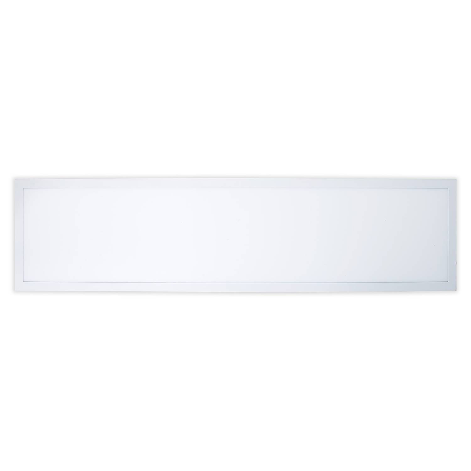 LED-Panel Nicola Aluminium Acrylglas Weiß 120 x 30 cm