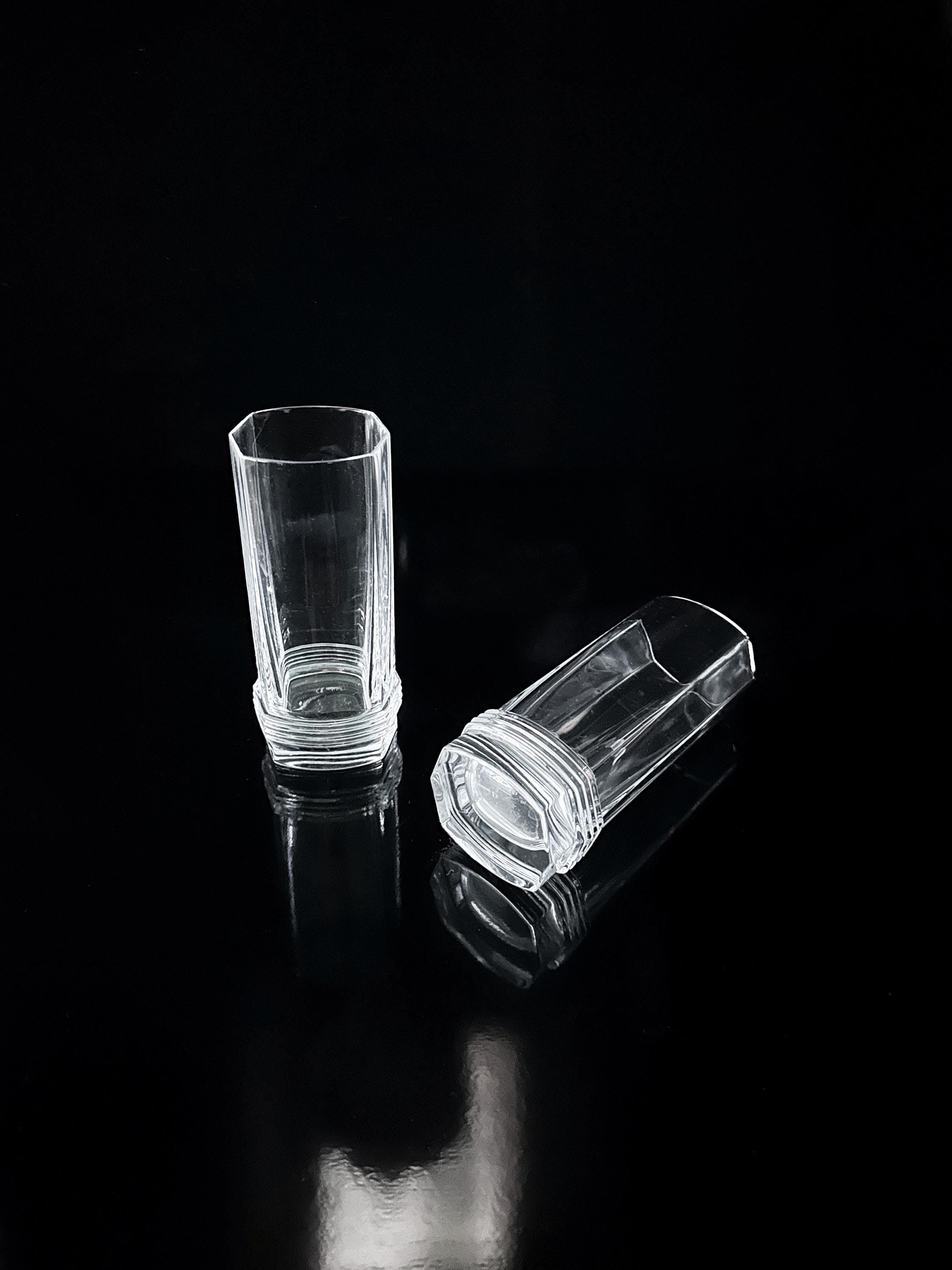 6x Vintage Highball Trinkglas Kristall