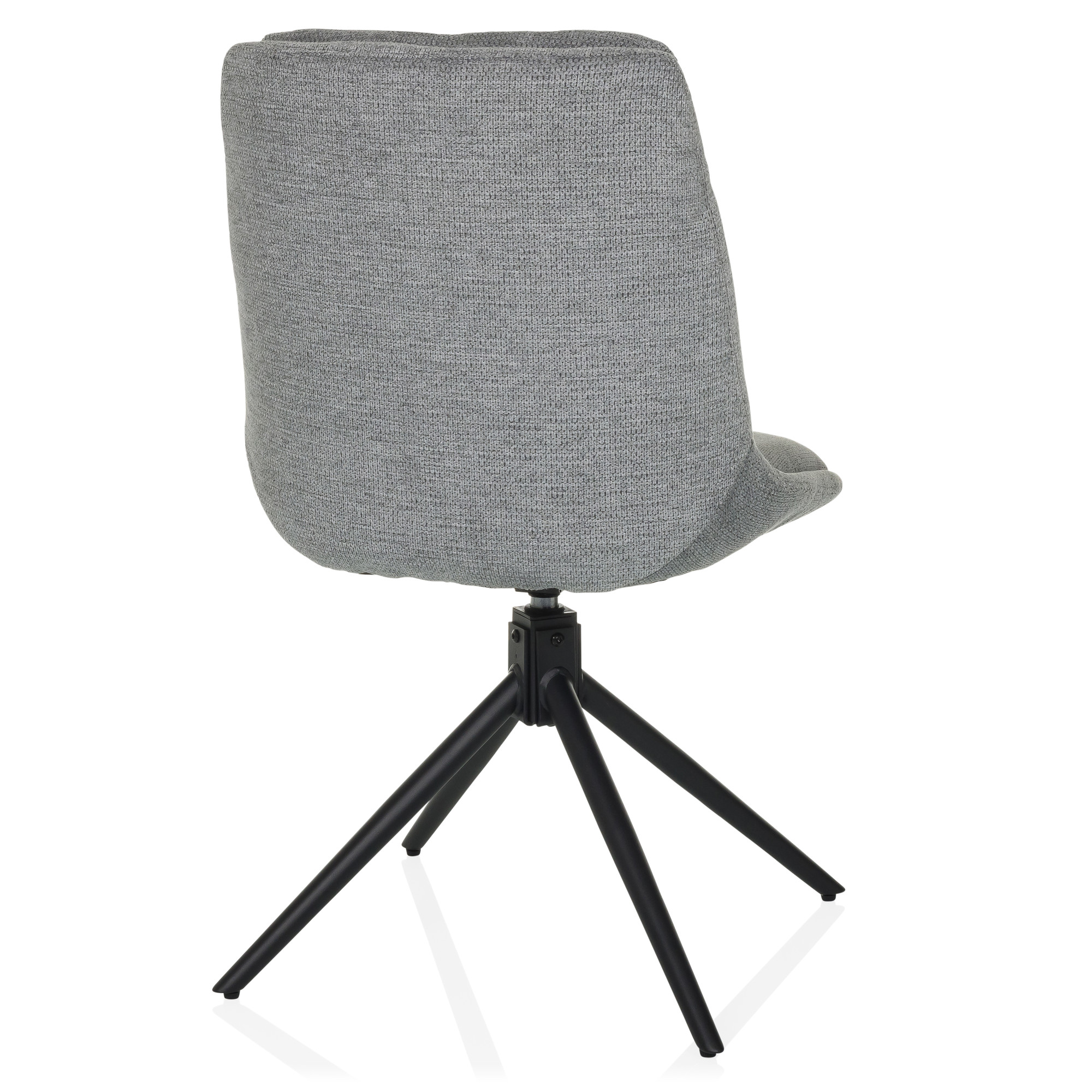 TARVISO I Dining chair Swivel Fabric Grey
