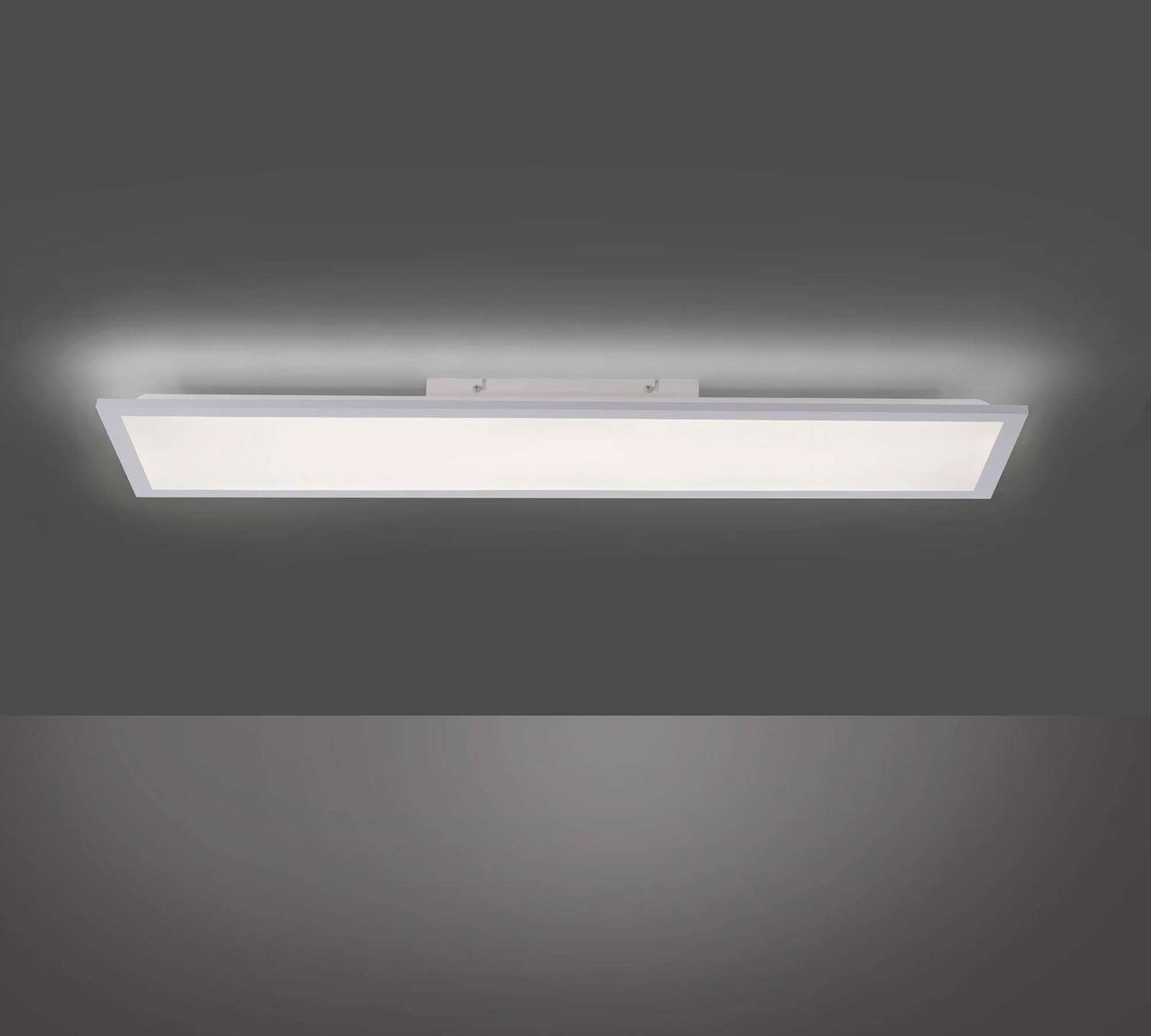 LED-Deckenleuchte 2-flammig Kunststoff Metall Transparent
