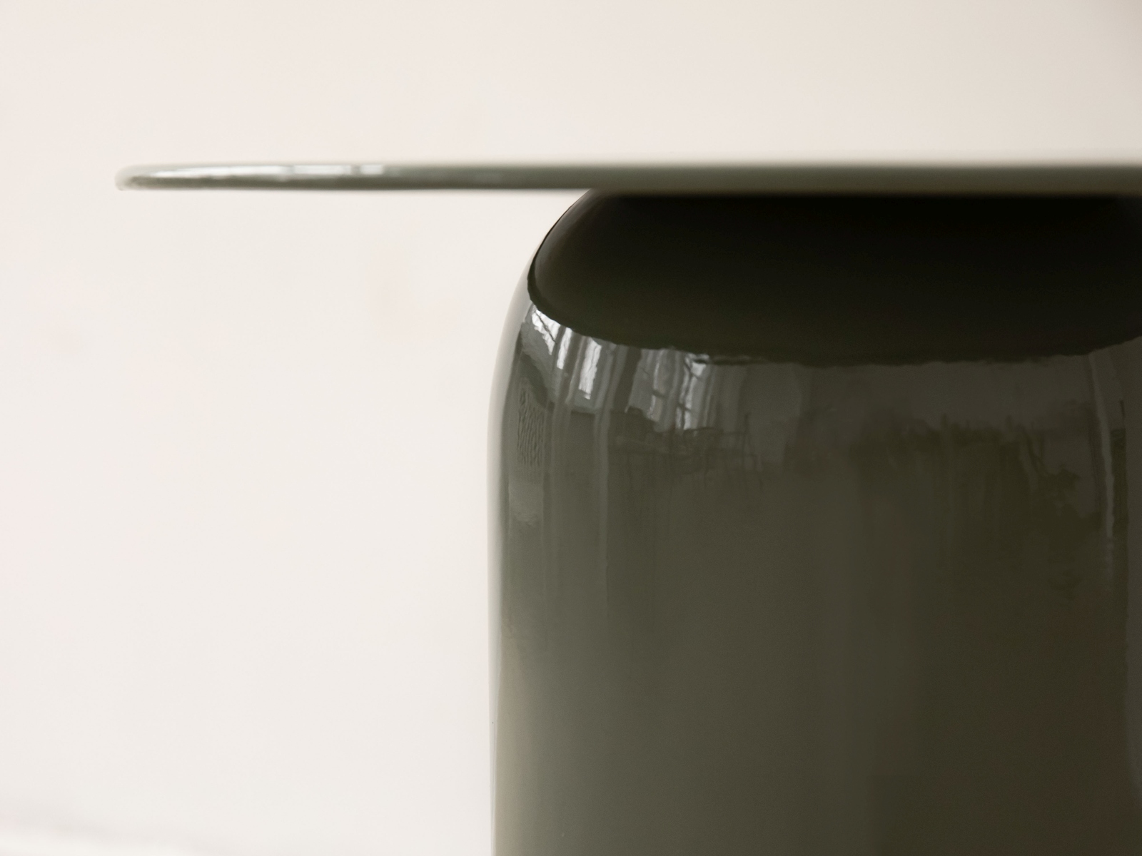 Clementin Side Table Metal Green 45x45x50 cm