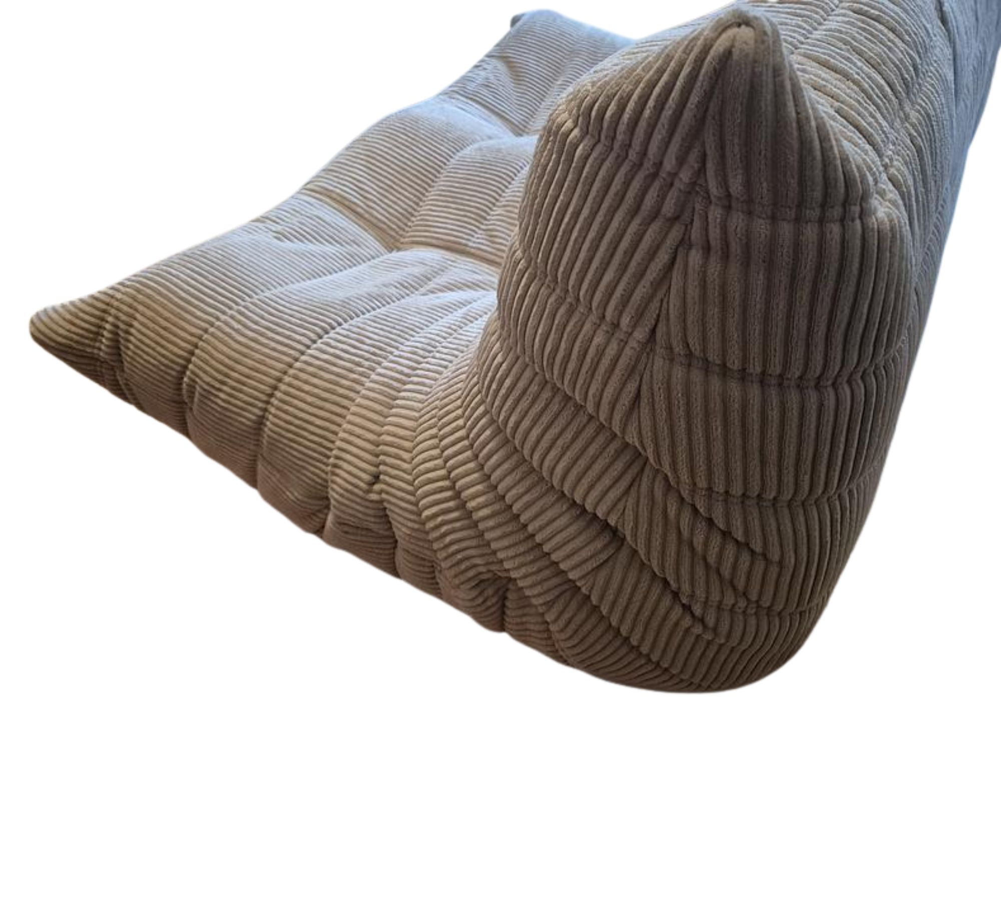 Togo Sofa 2-Sitzer Cord Beige