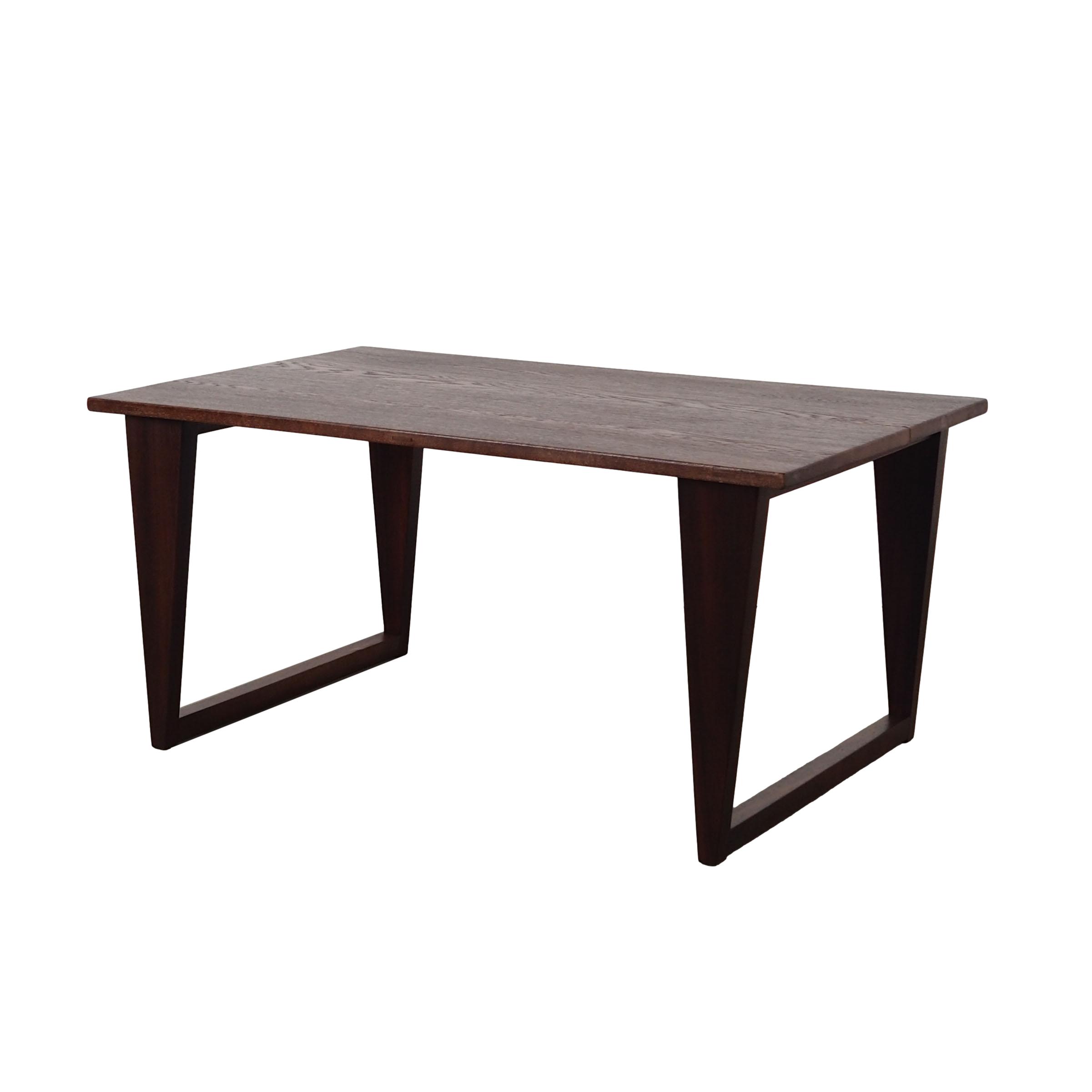 Eichentisch 1970er Jahre Braun