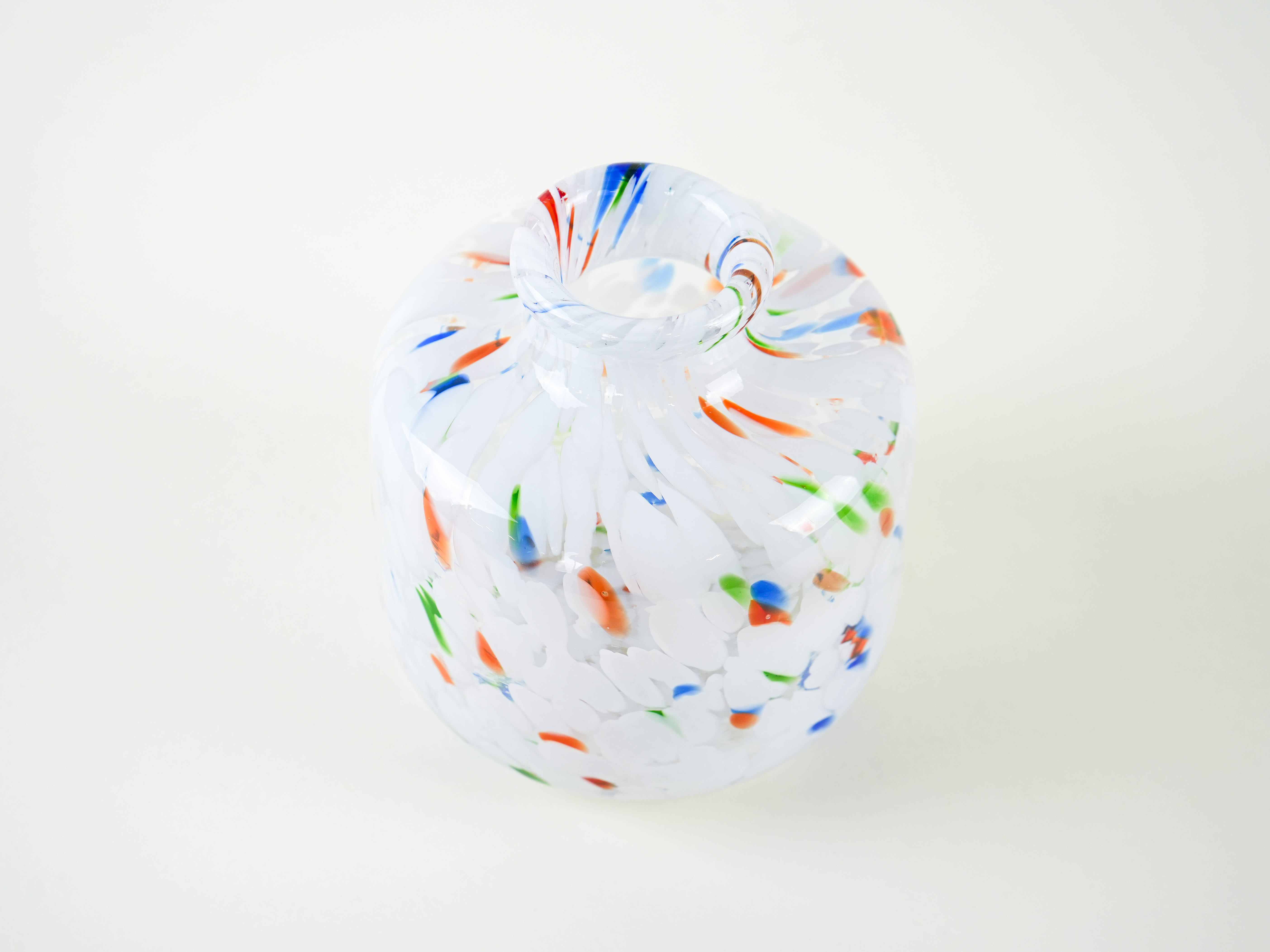 Mosaic glass vase 1970s