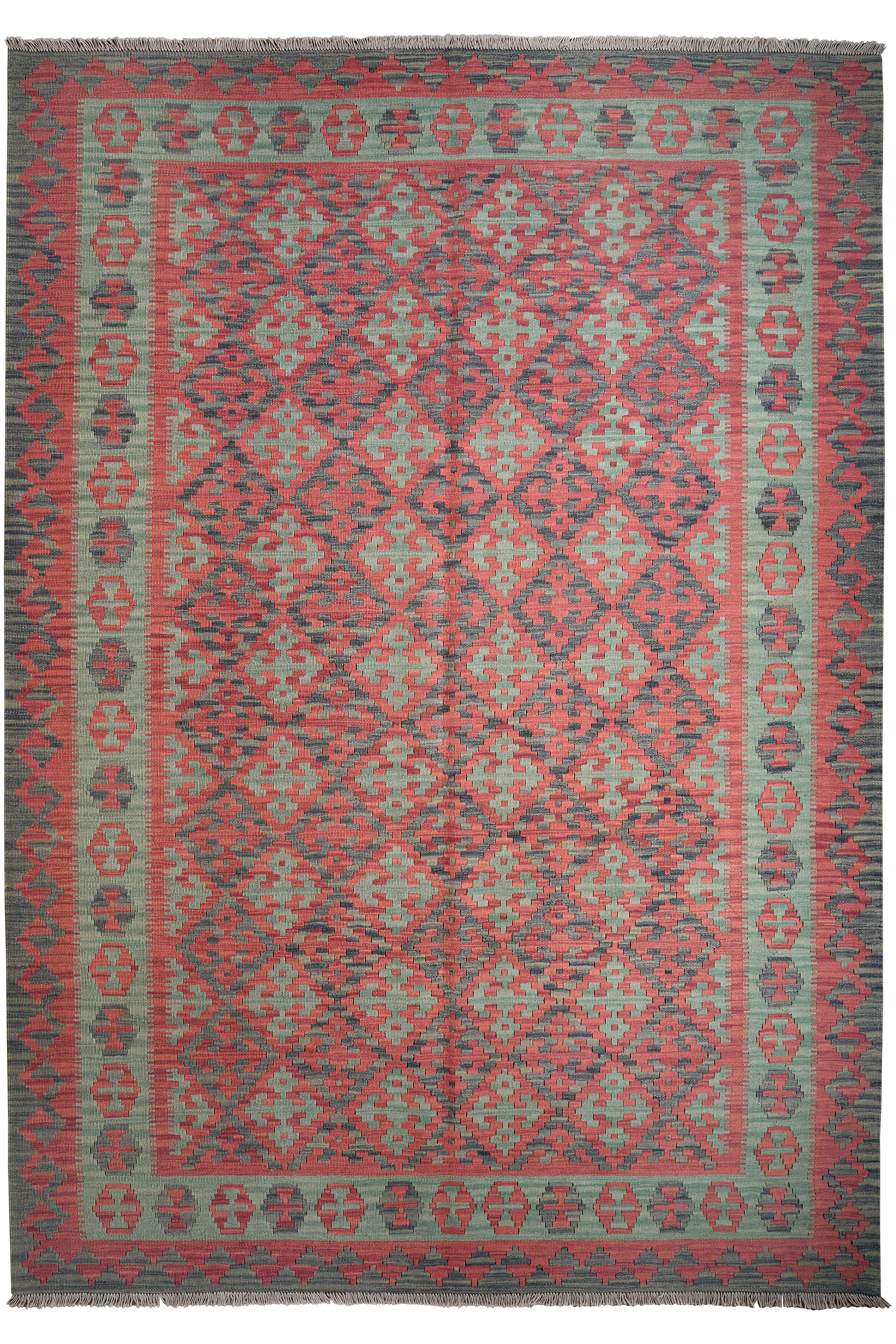 Kilim Gashgai Teppich Braun