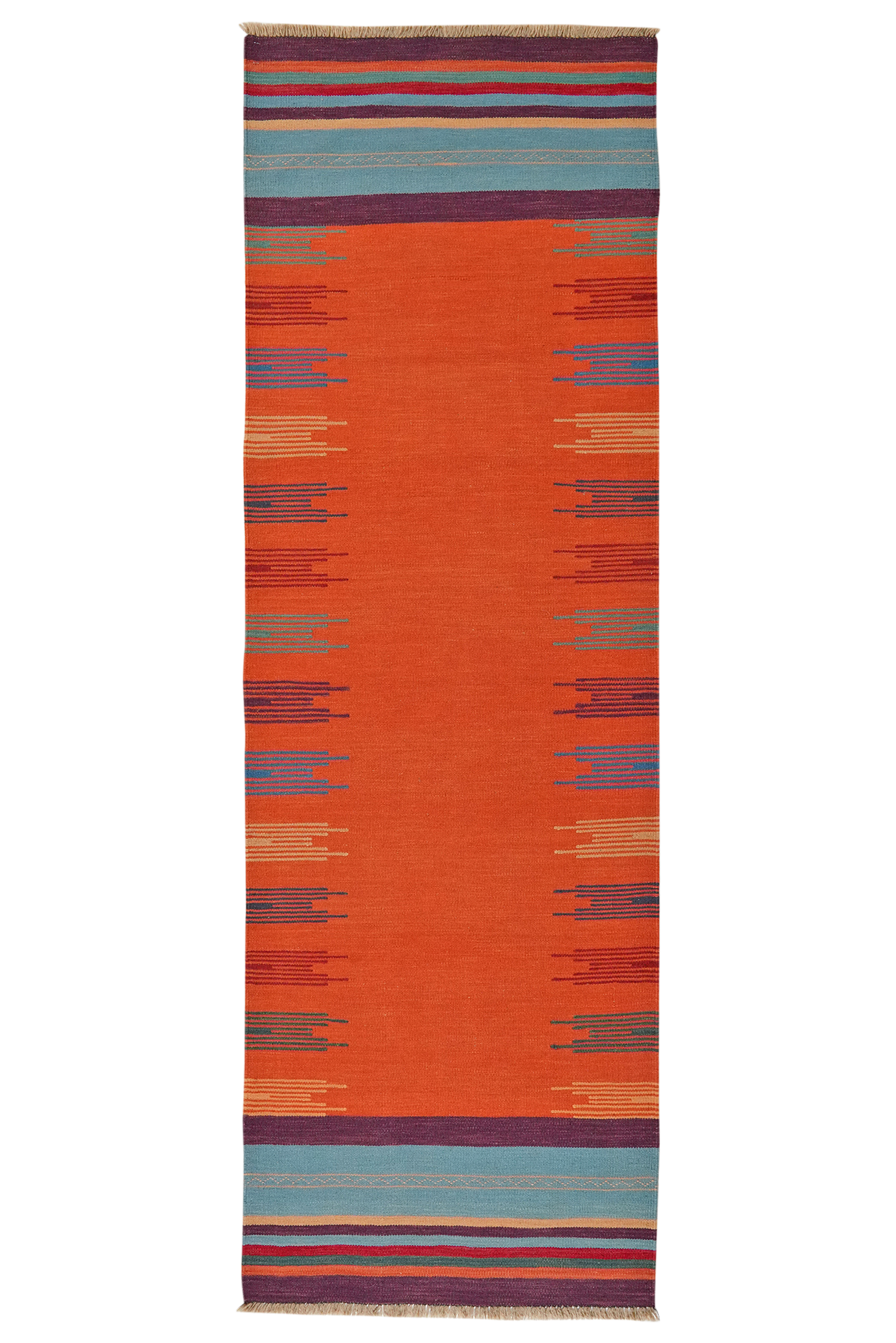 Kilim Gashgai Teppich Orange