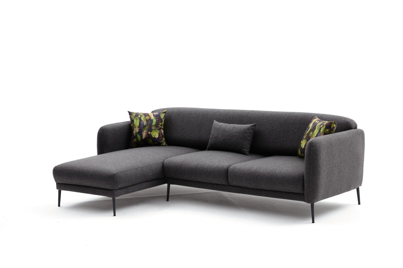 Venus Sofa Récamiere Links Anthrazit