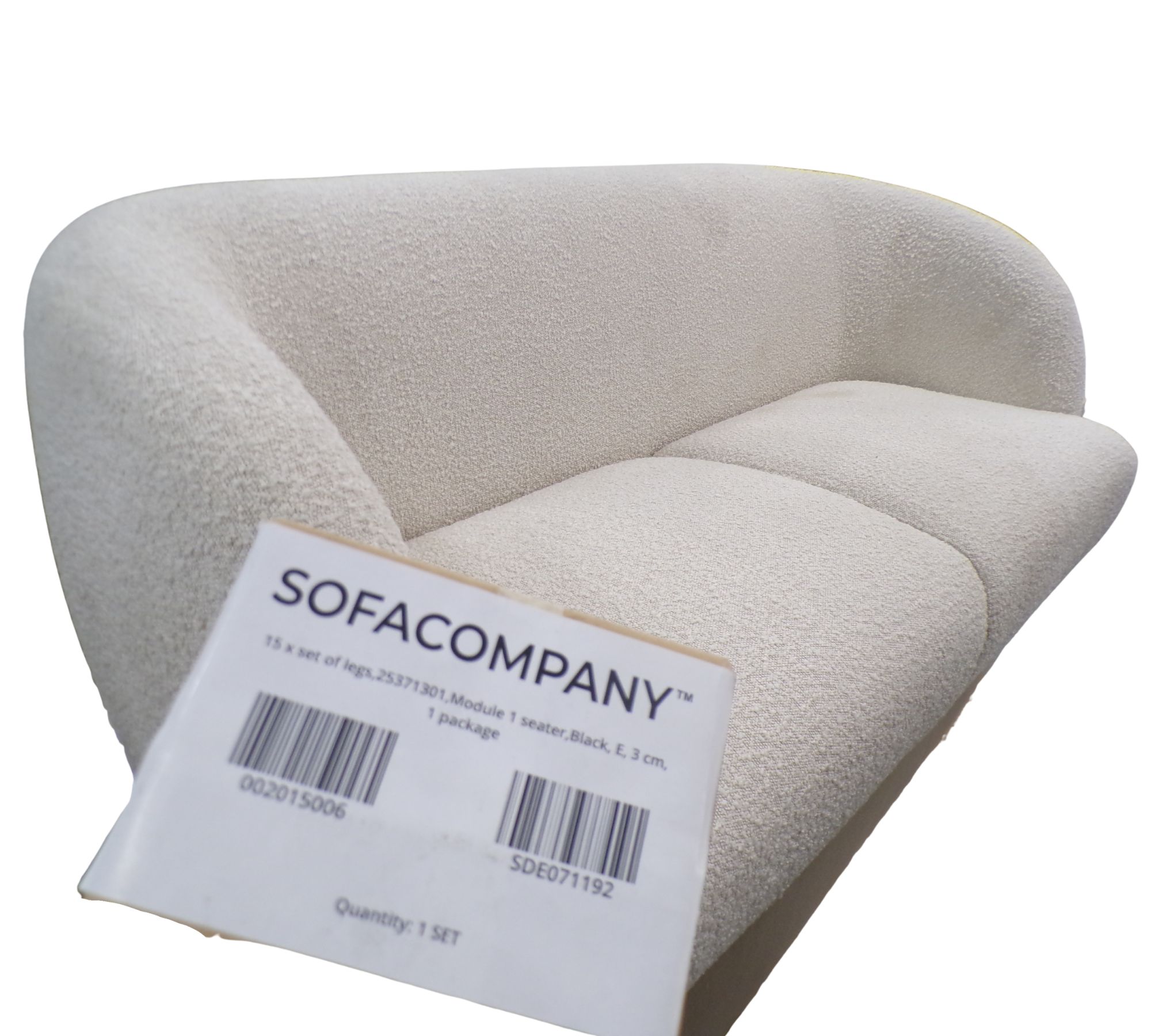 Design-Award-Winning Paula Sofa 2-Sitzer Mark Sand